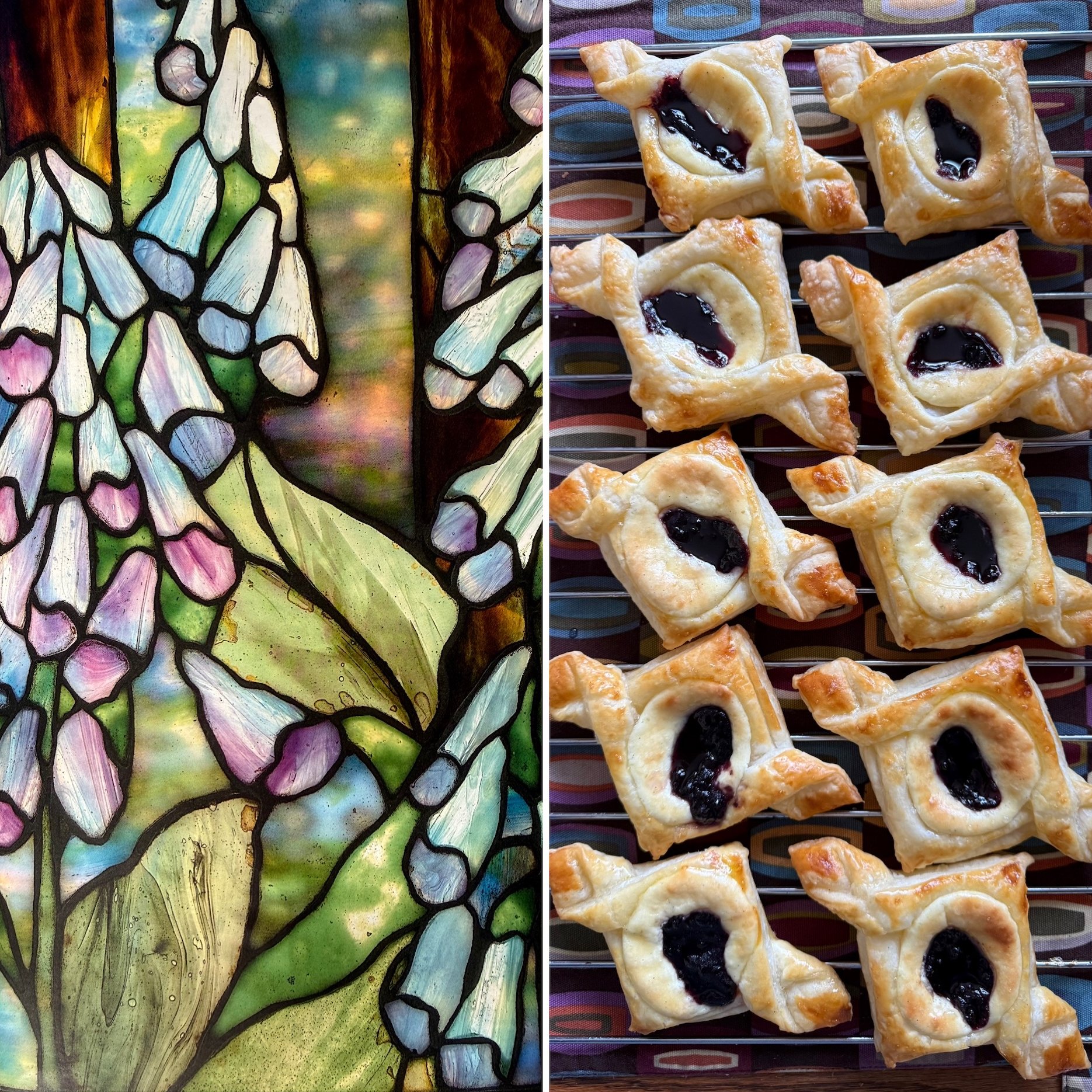 Professor Butter Beard’s Easy-Peasy Blueberry Cheesecake Danish