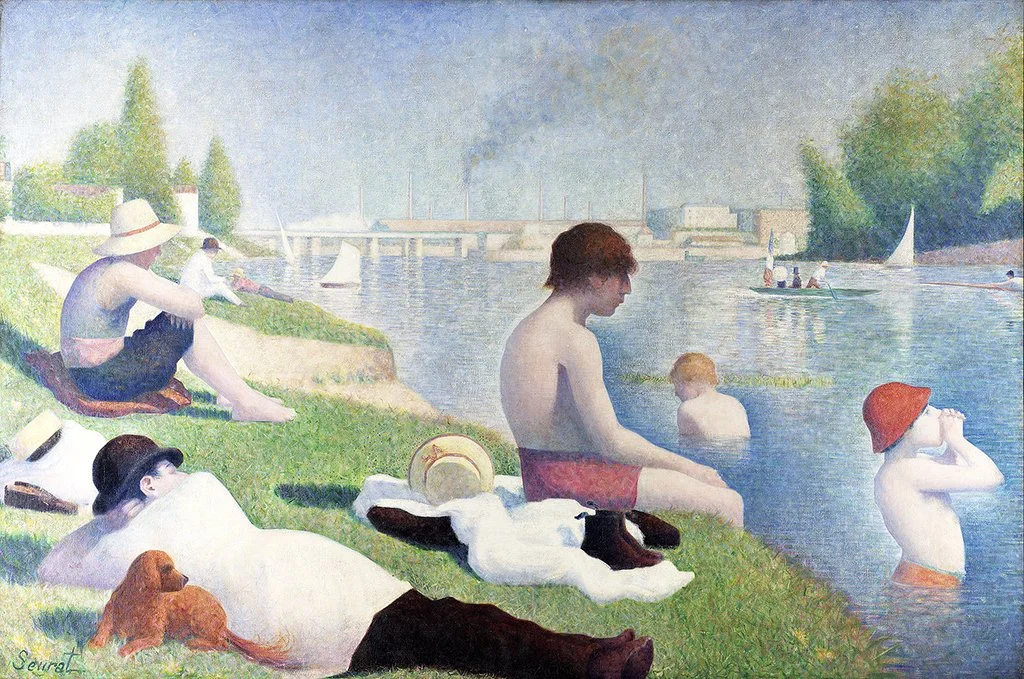 Professor Butter Beard and Seurat’s “Bathers at Asnières” 