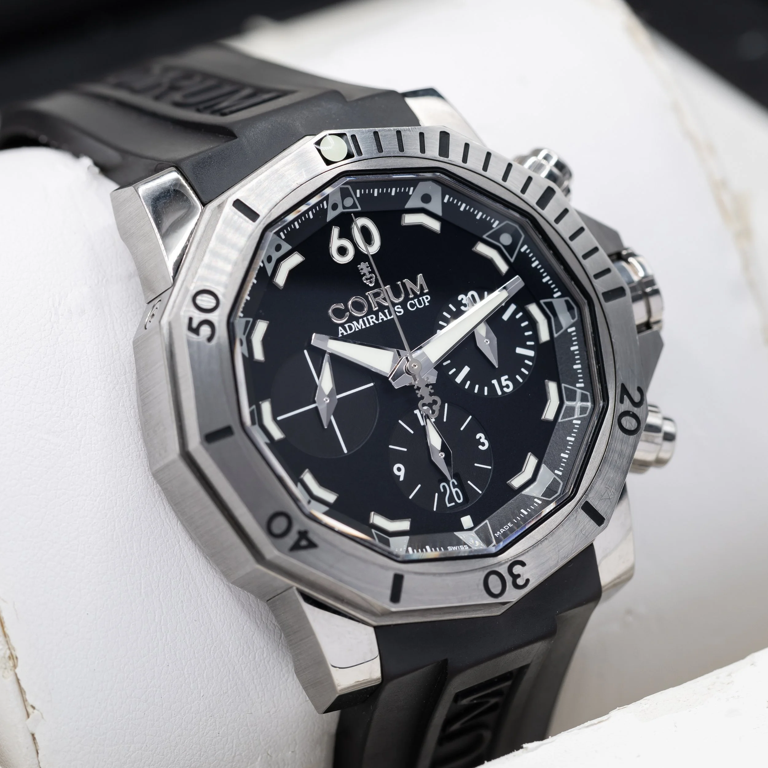 Corum Admiral’s Cup Seafender 46 Chronograph in Titanium