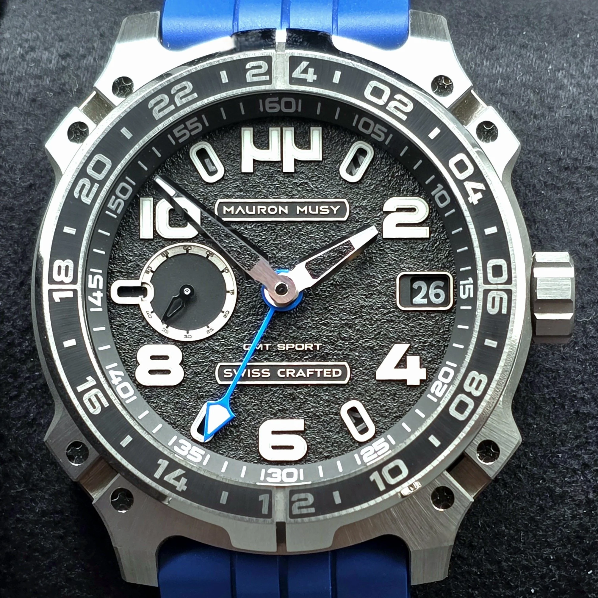 Mauron Musy GMT Sport, Titanium 43mm — Mechanical Art