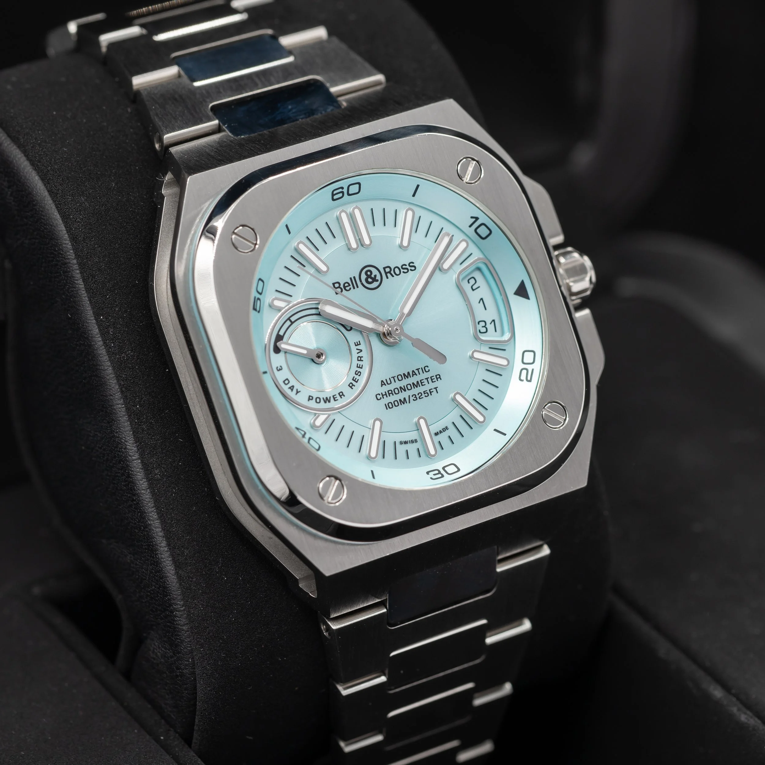 Bell & Ross Br-X5 with ice blue dial