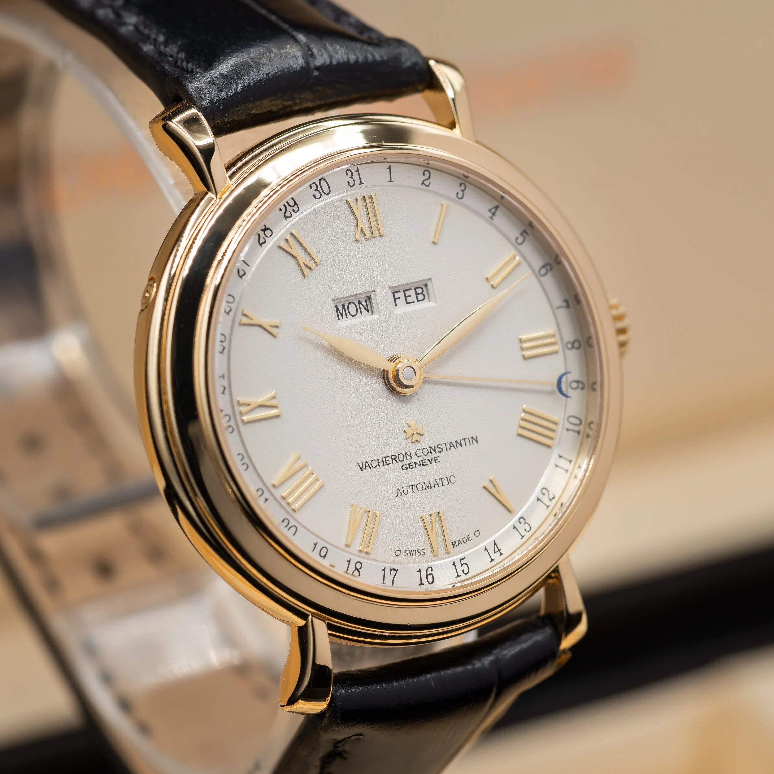 Vacheron Constantin Triple Calendar in 36mm 18k Rose Gold