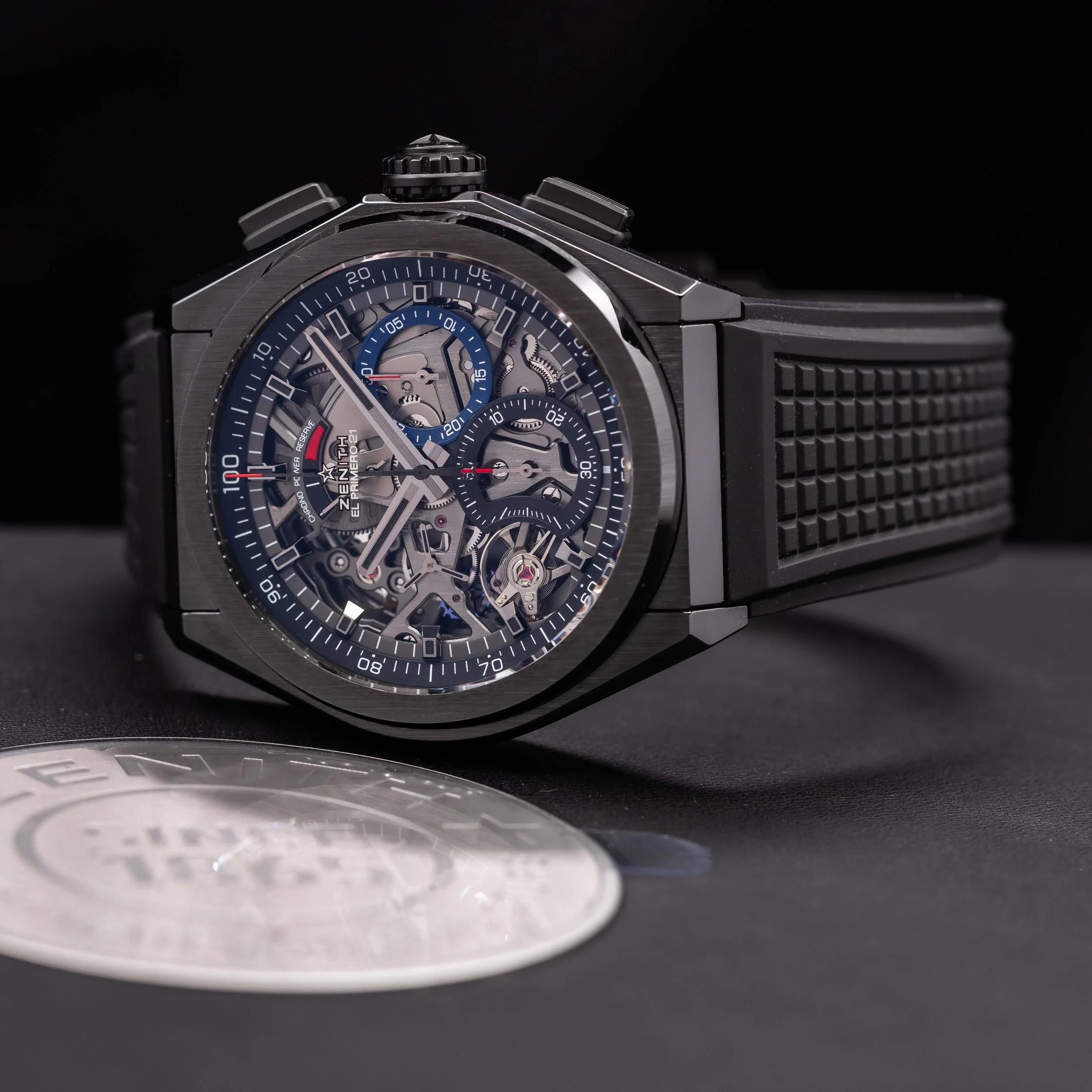 Zenith Defy El Primero 21 Black Ceramic Skeleton