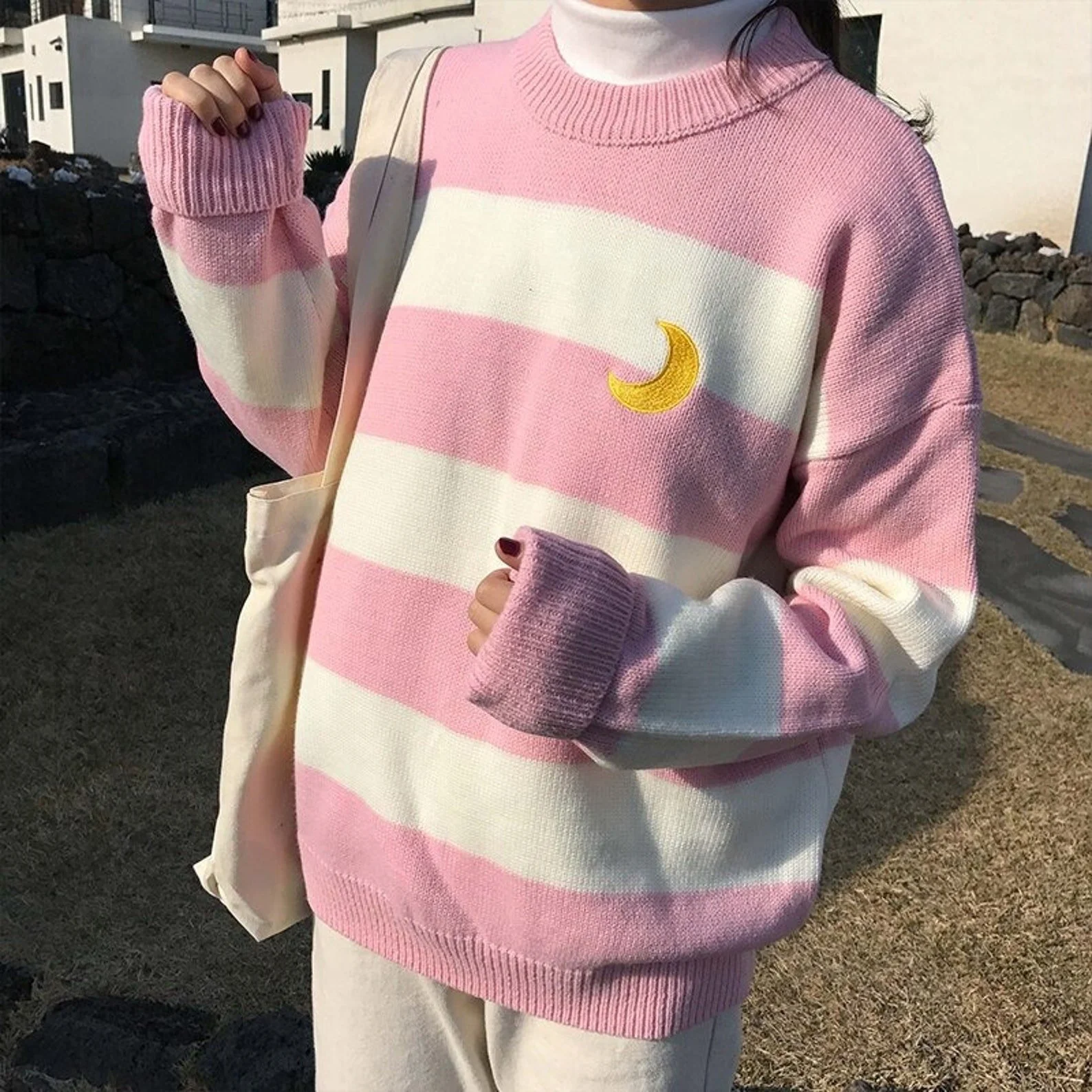 Pink Pastel Sailor Moon Theme Knit 