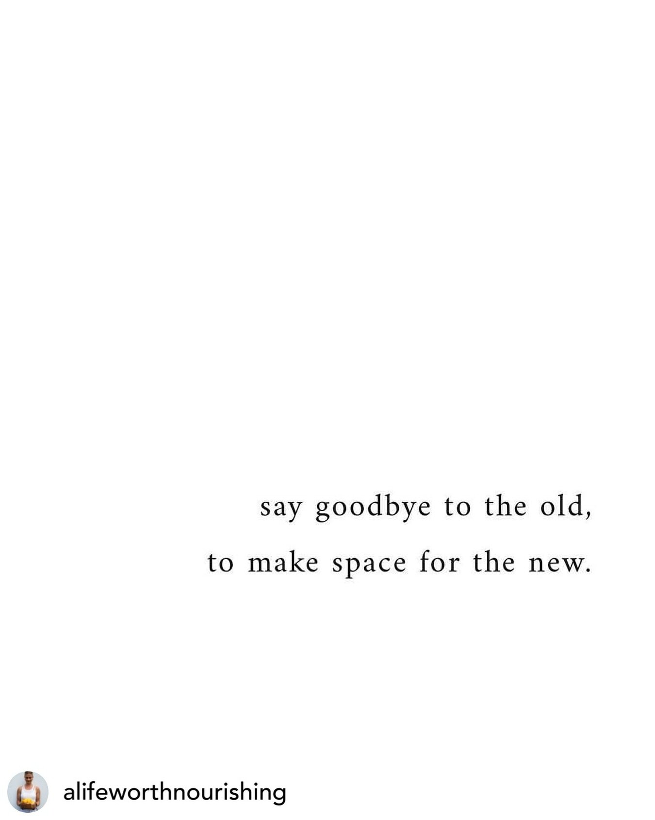 Feeling a significant pull to clear out space at the moment. 

Each time I make the decision to say goodbye to something, a new opportunity appears.

I don&rsquo;t have an exact plan, but it feels so good to be walking this path, trusting and watchin