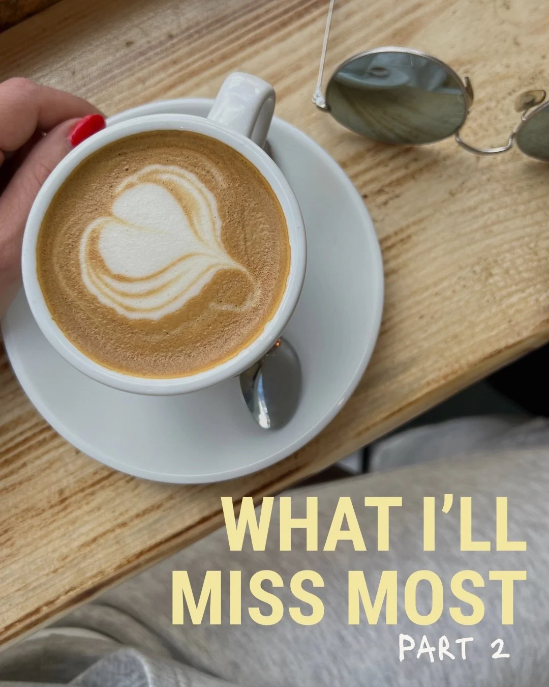 What I&rsquo;ll miss most about London - Part 2!

I&rsquo;m going to miss eating my way around the city, the great food, the coffee, the cosy pubs! 🍻

I&rsquo;m going to really miss my community, my friends 🥹 Life over the last two years has been a