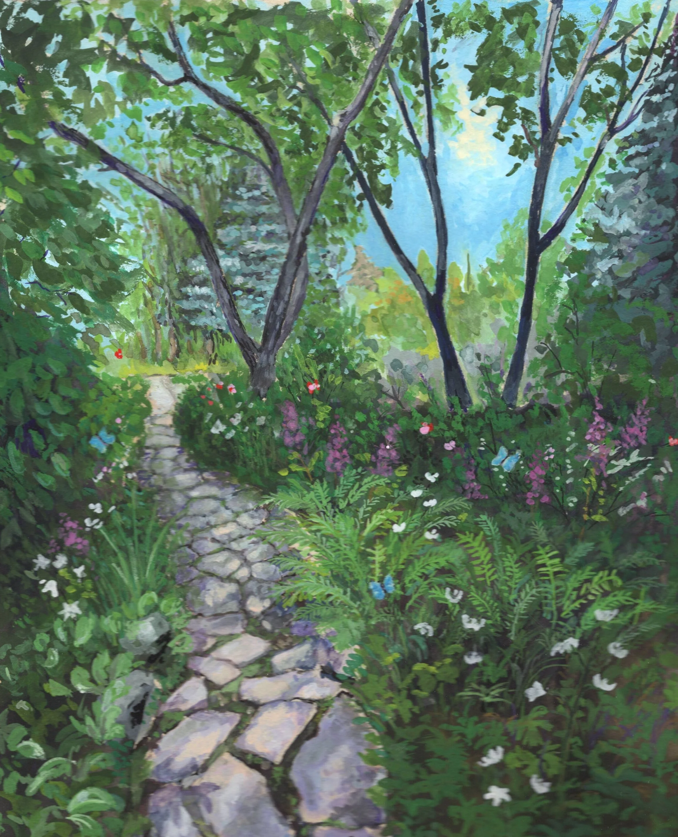 Reader Rock Garden - Light Through the Trees