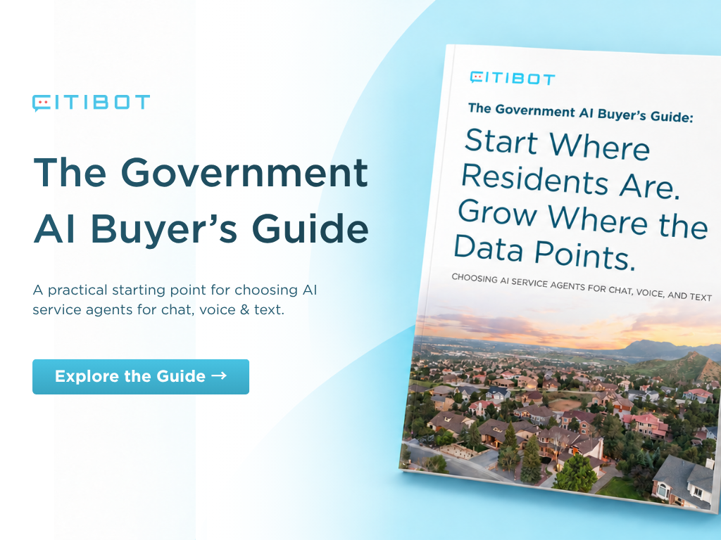 The Government AI Buyer’s Guide: Start Where Residents Are. Grow Where the Data Points.