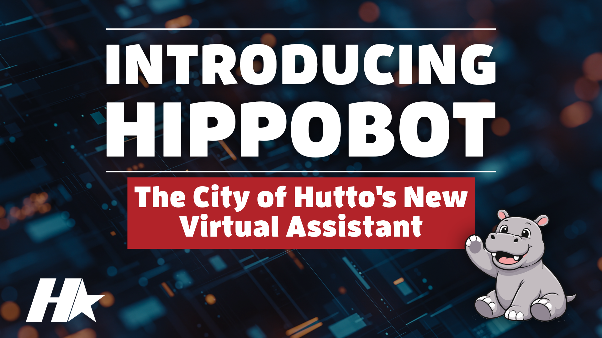 News article about the Hutto's new assistant, HippoBOT
