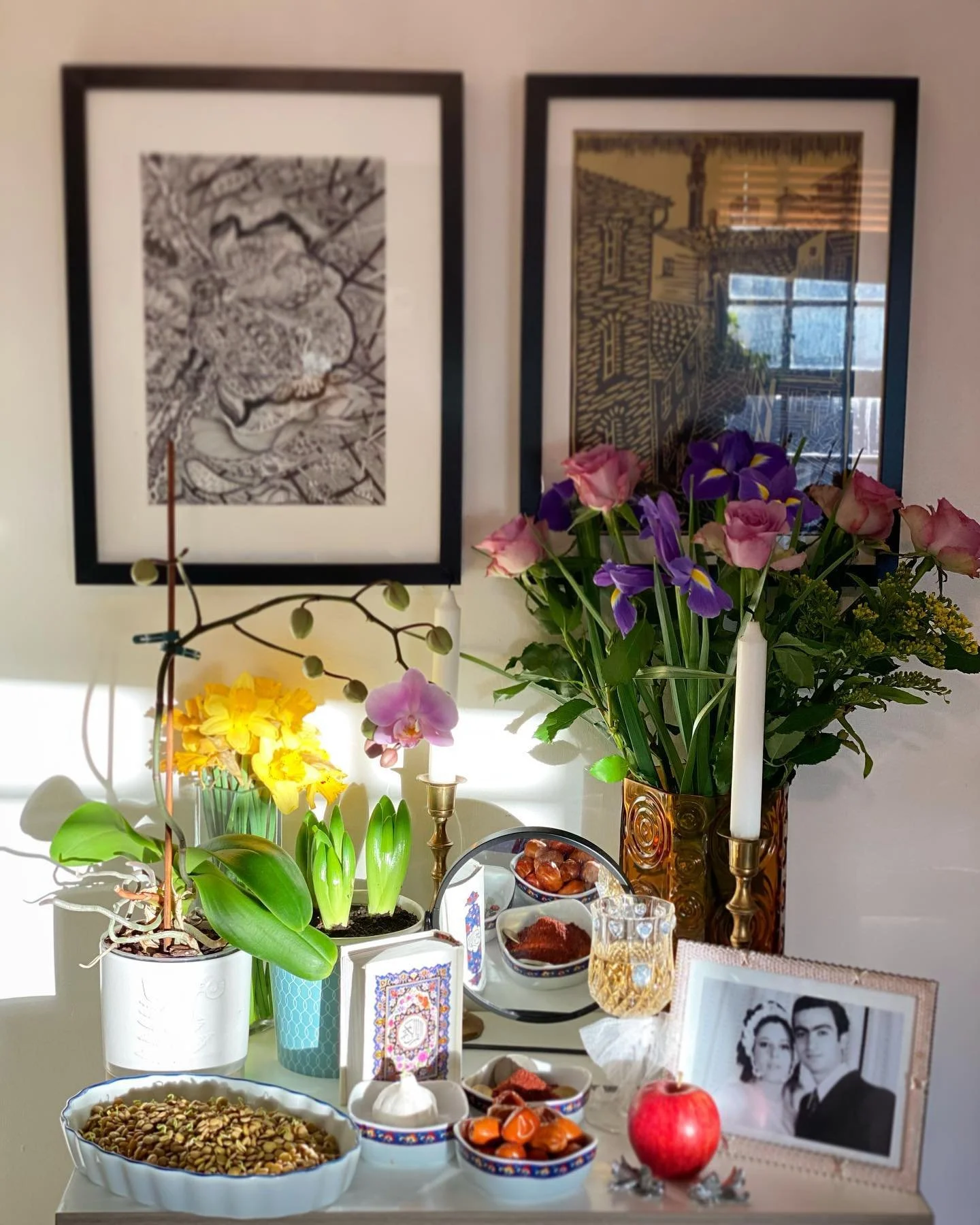 سال نو مبارک 🌷 نوروزتان پیروز 🌹 Happy Persian New Year my dear family and friends... wishing I his spring brings you all more love, better health and happiness ❤️ with love from Lancaster (This New year marks the year 1400 in 
Persian calendar! Hap