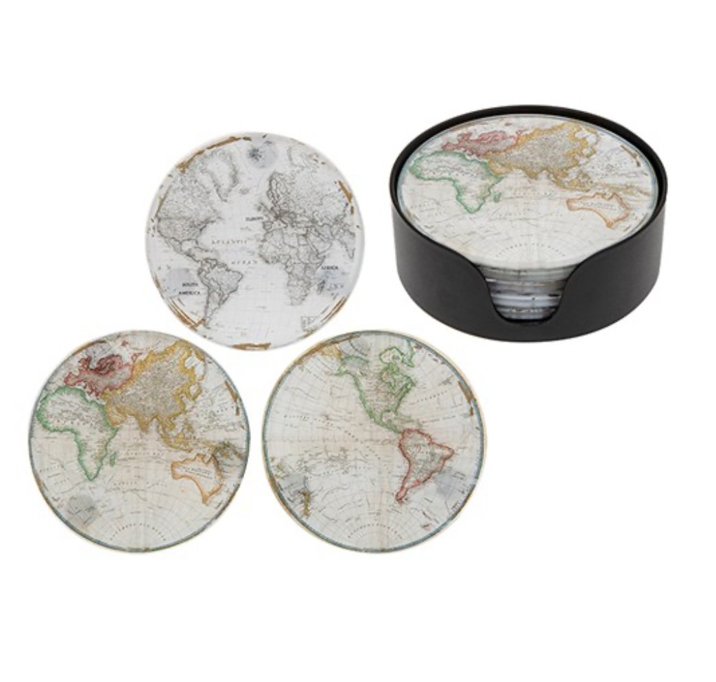 World Map Coasters