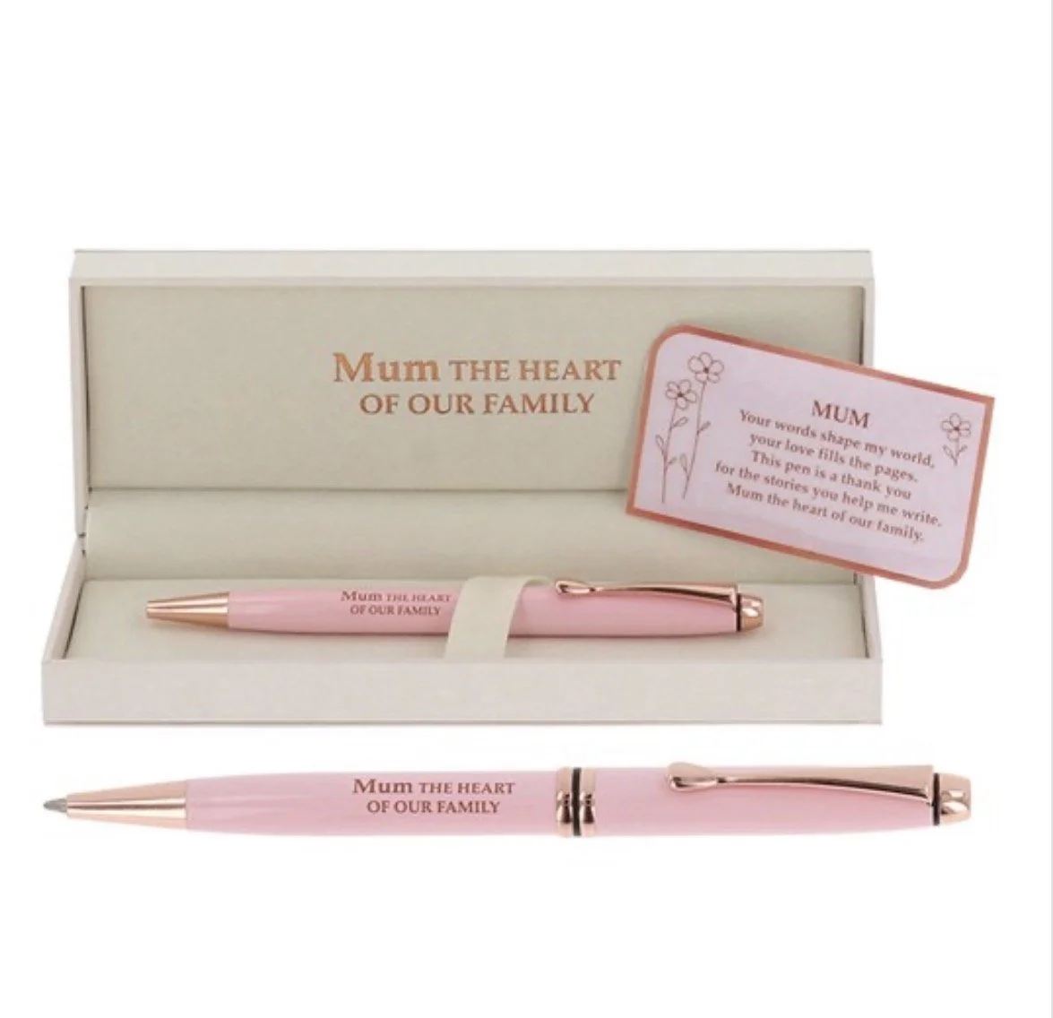 Mum Boxed Pen - Pink