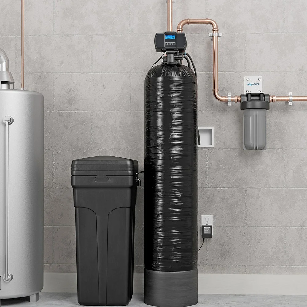 install water softener to avoid hard water build-up