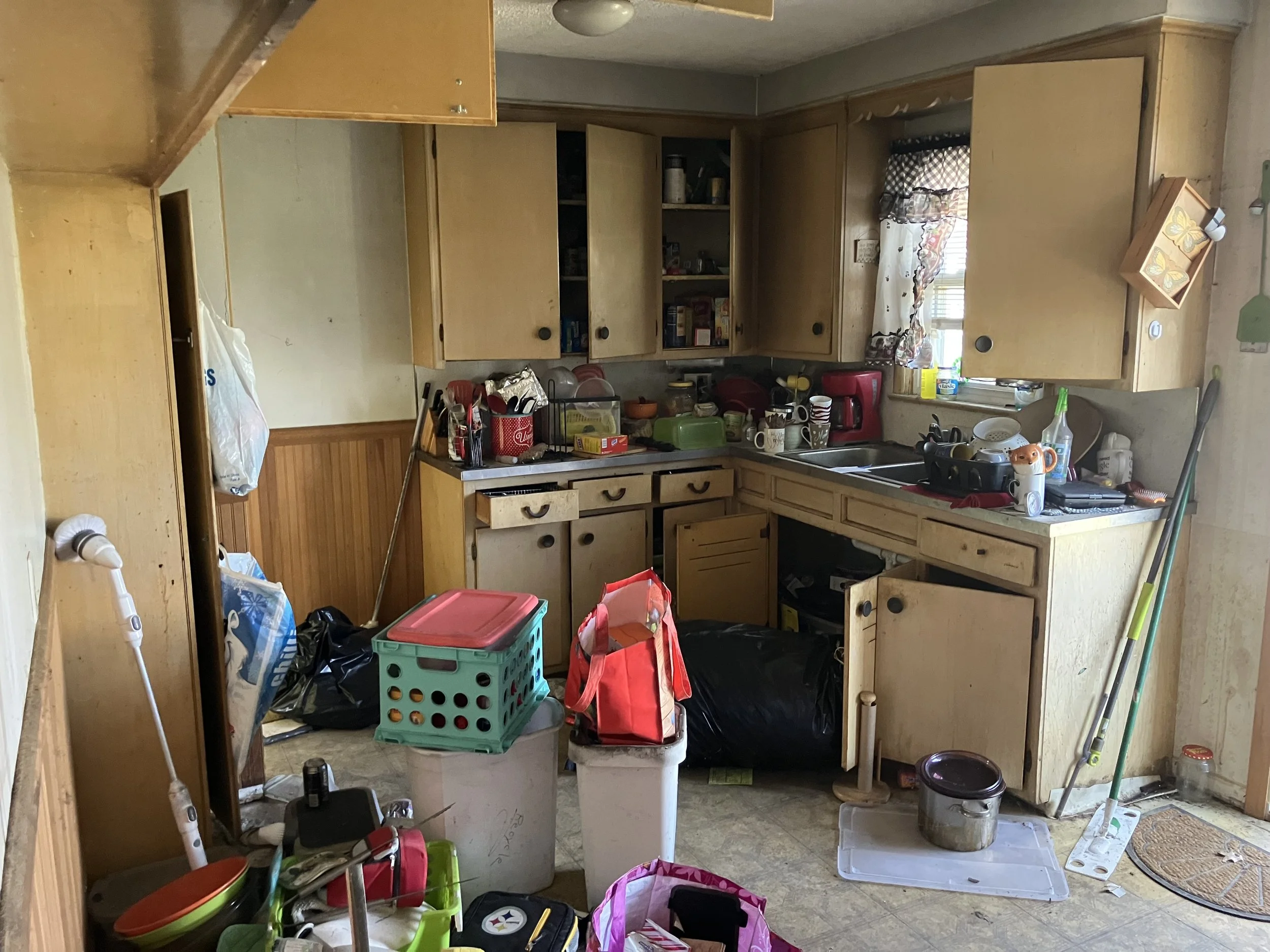 Before renovation — Wickliffe single-family home purchased as-is