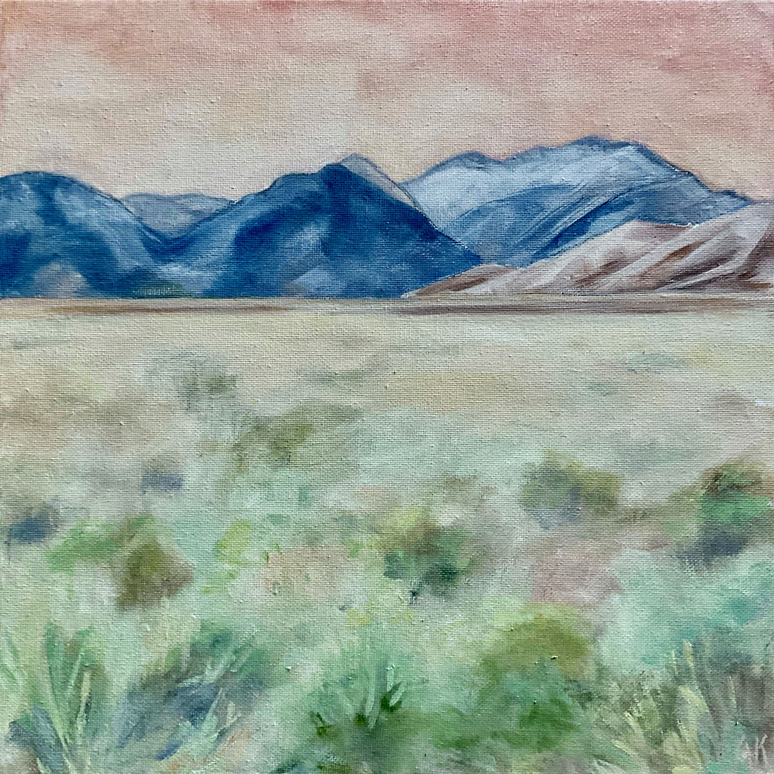 The Grace of Reality The Grand Tetons, Wyoming Oil on canvas, 10w x 10h, 2022