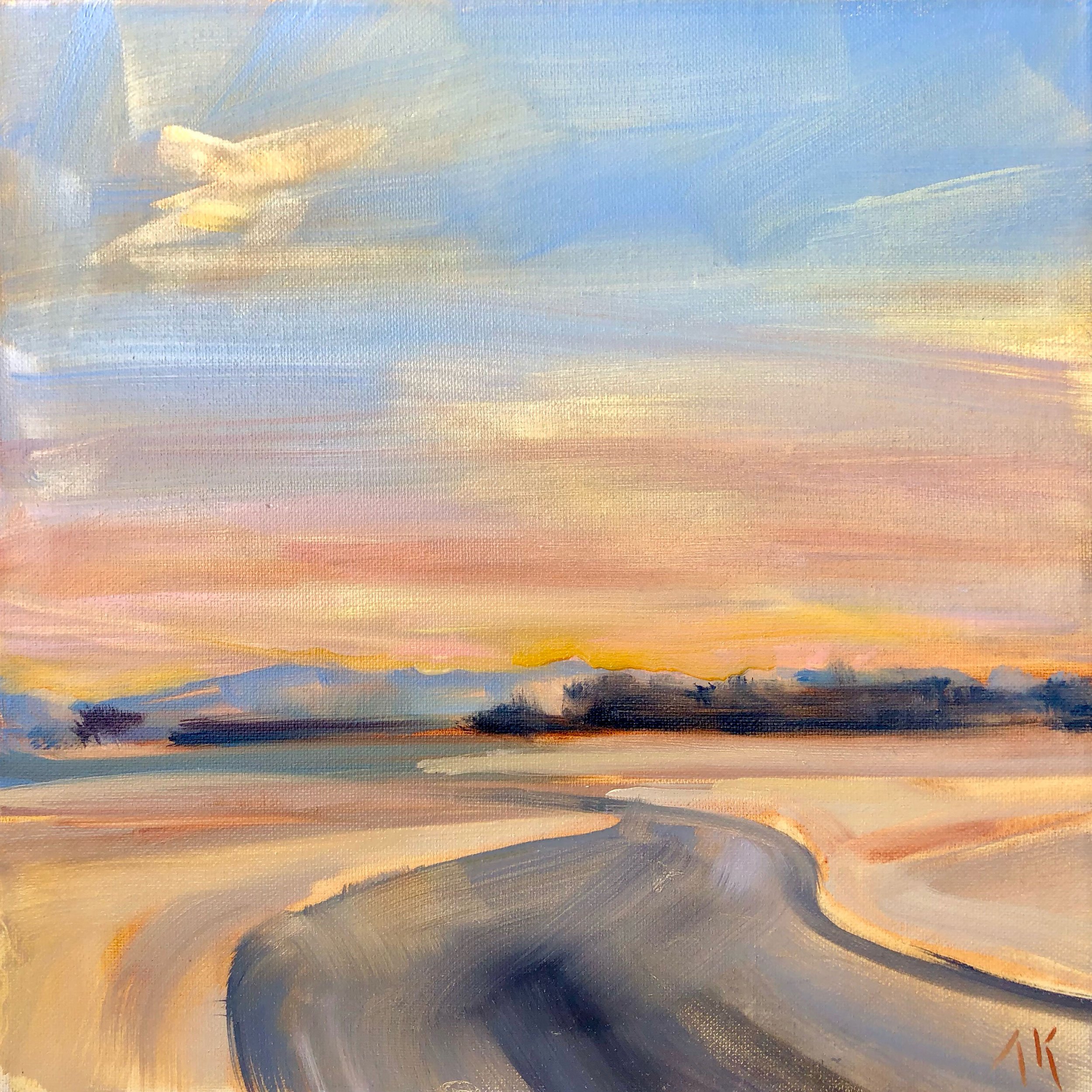 Tat Tvam Asi - I am that Joseph, Idaho Oil on canvas, 10w x 10h, 2022