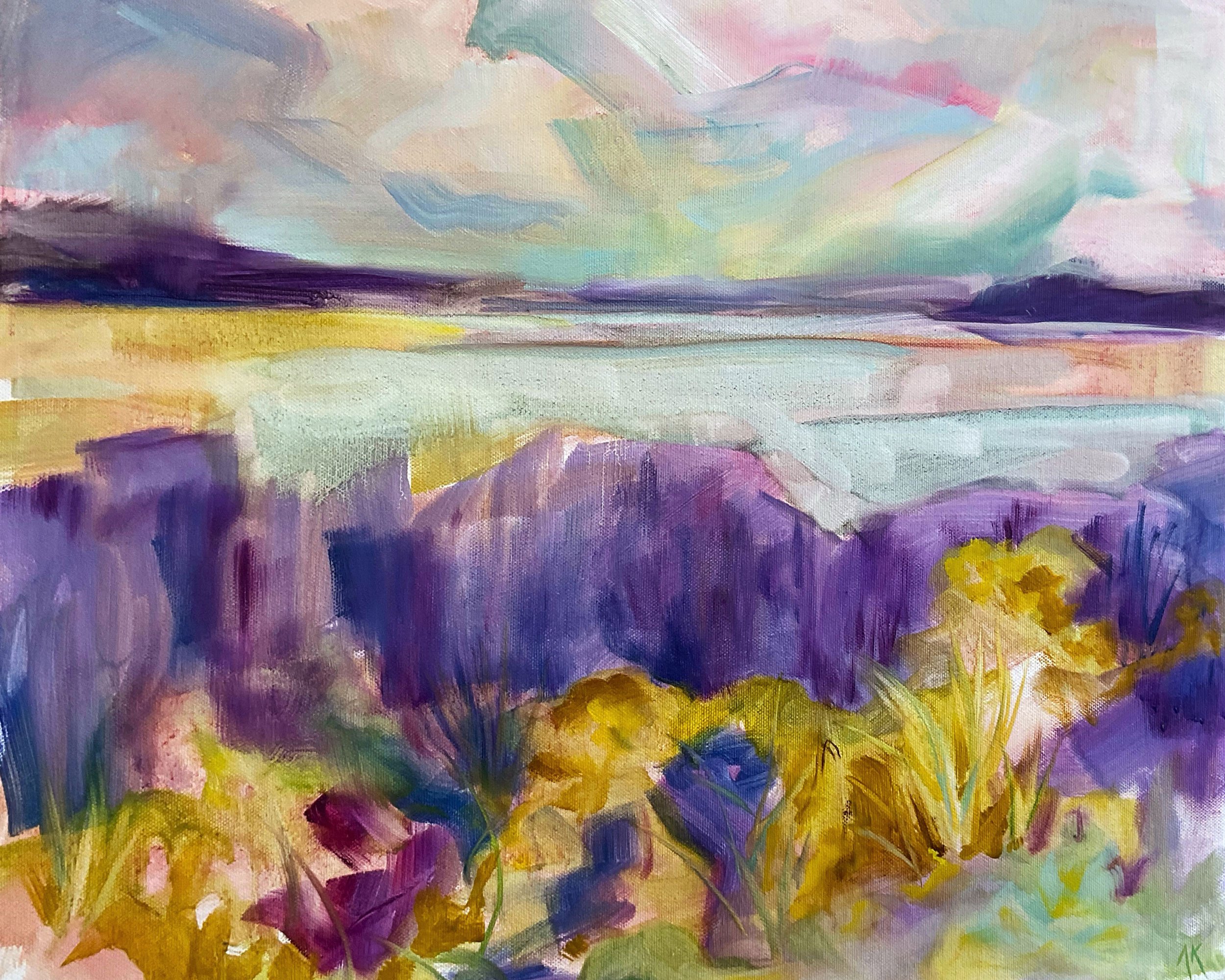 July Light Popham, Maine Oil on canvas, 16w x 20h, 2022