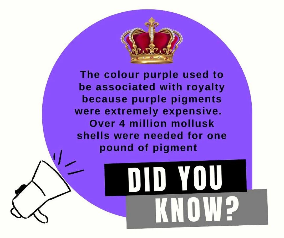 Fun Fact Fridays !!! 🧠🖌🧐 

#friday #yeg #art #funfacts #painting #funfactsfriday #edmonton #decor #housepainting #ocanada #paint #purple #royalty #crown