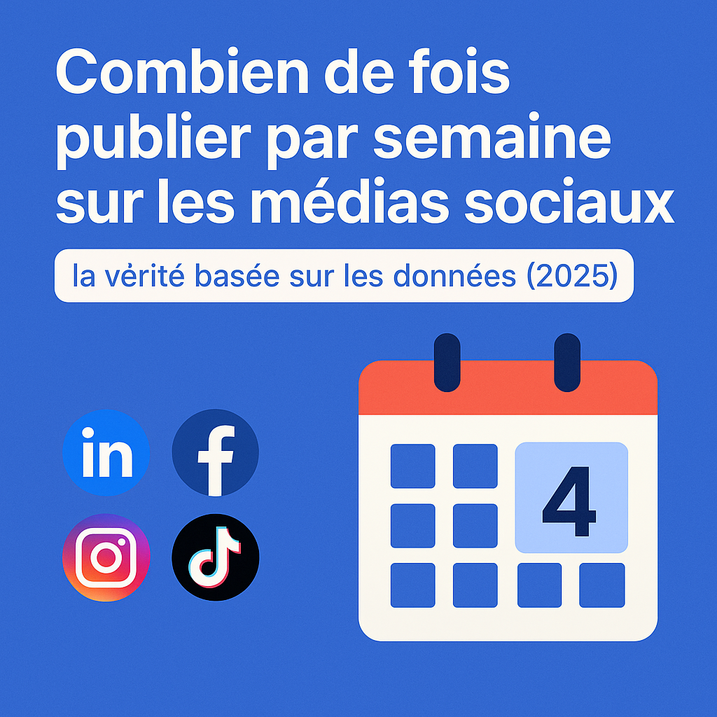 Combien de fois publier par semaine sur les médias sociaux : la vérité basée sur les données 
