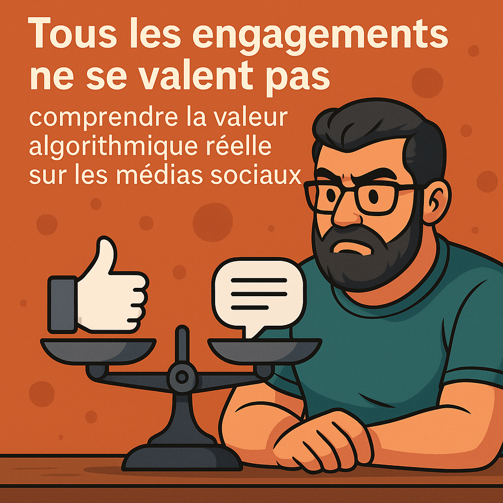 Tous les engagements ne se valent pas : comprendre l’algorithmique réelle sur les médias sociaux