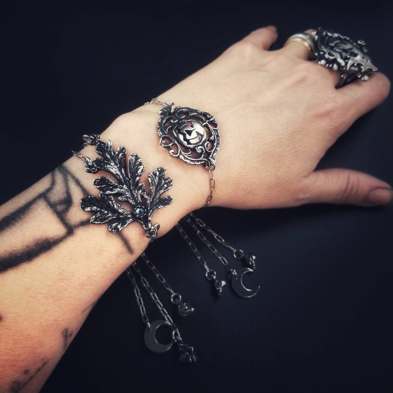 Gothic Cathedral Window Cuff Bracelet | Martha Rotten