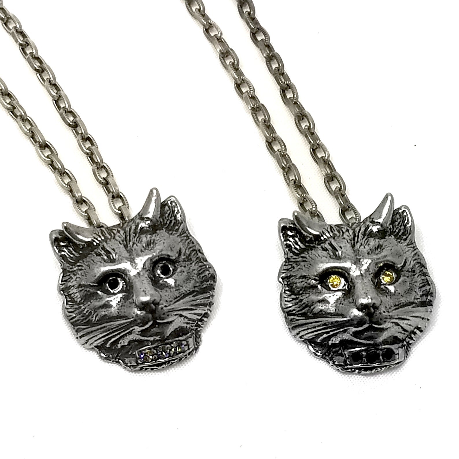 Buy BLACK Cat Necklace for Women, Peeking Cat Necklace, Cat Jewelry Gift, Black  Cat Pendant, Cat Lover Gifts, Jewelry With a Cat Online in India - Etsy