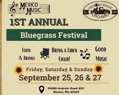 1st Annual Bluegrass festival