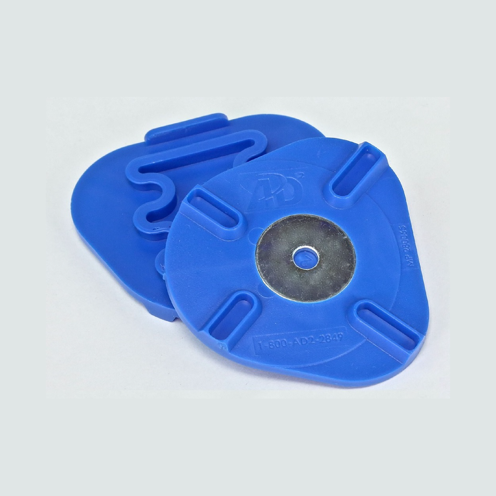Blue Panadent Compatible Magnetic Mounting Plates (MP280065-B) — Advanced  Dental Designs, Inc.
