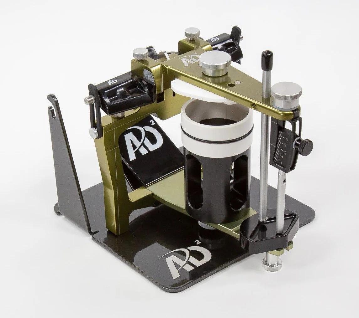 Articulator with Curved Incisal Pin Module — Advanced Dental Designs, Inc.