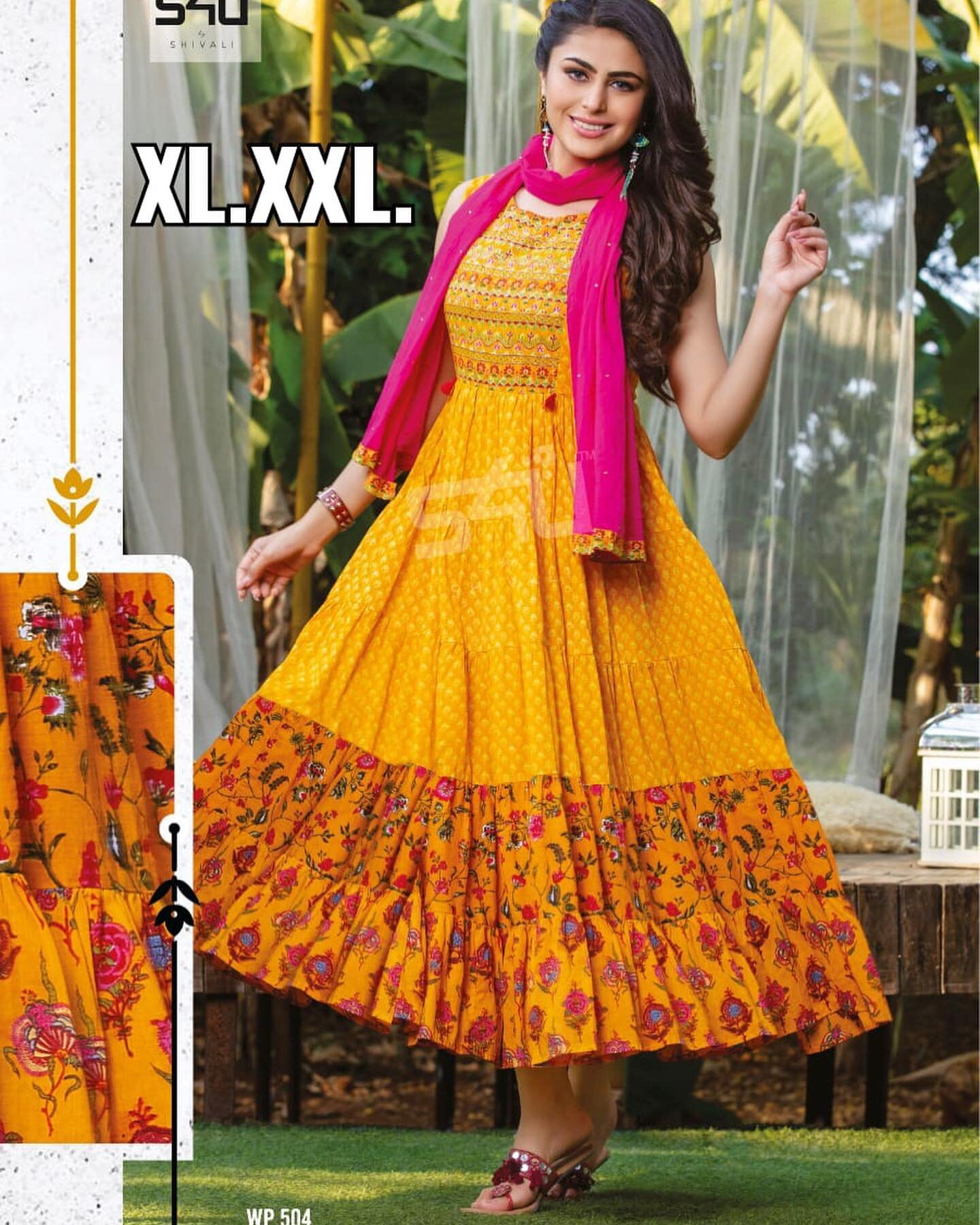 We just got a new summer catalog in our store, the details will be attached with the description 
*The scarf in all the pictures for just for advertisement purposes, it&rsquo;s just a long Kurti with no extra attachment with it.
Image 1- $125 ( after