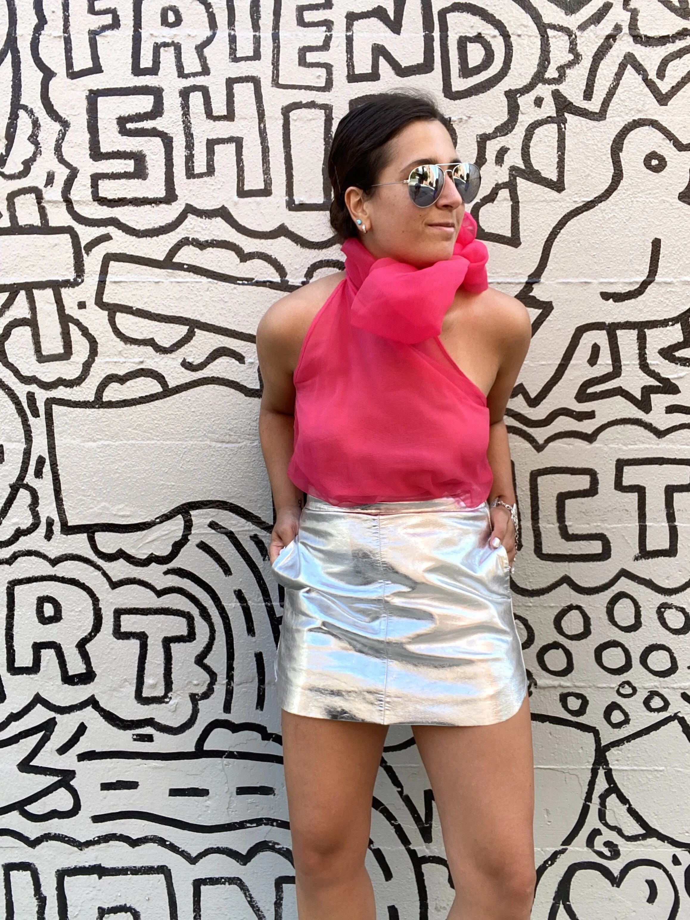 A Flash of Pink Organza