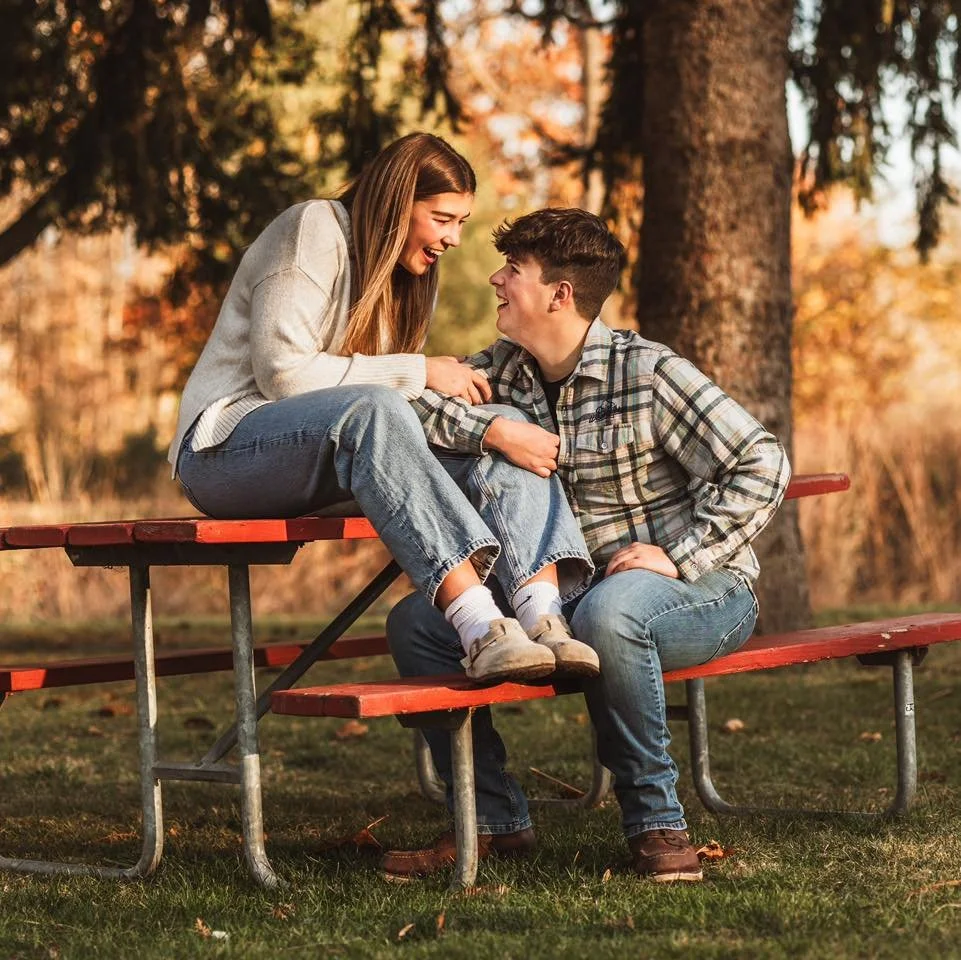 If you book a session with me you can expect me to encourage you to look at each other much more often than I ask you to look at the camera. Your photos should be personal and be a symbol of how you make each other feel. Staring down the barrel of my