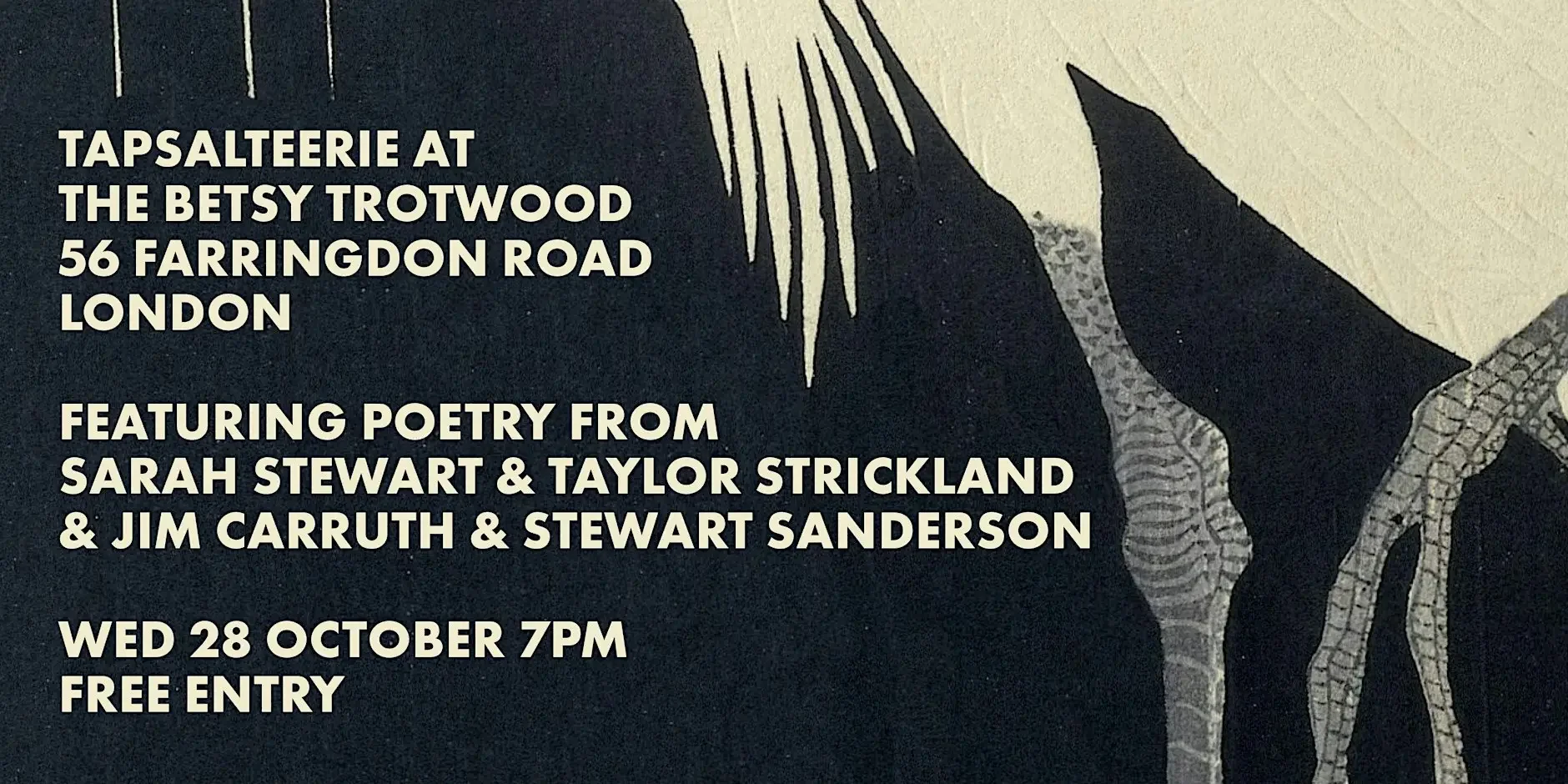 Tapsalteerie Poetry at The Betsy Trotwood