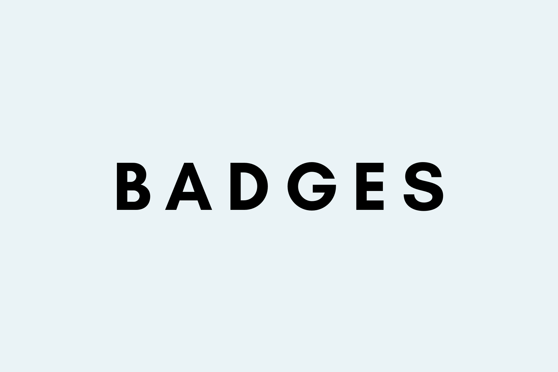badges