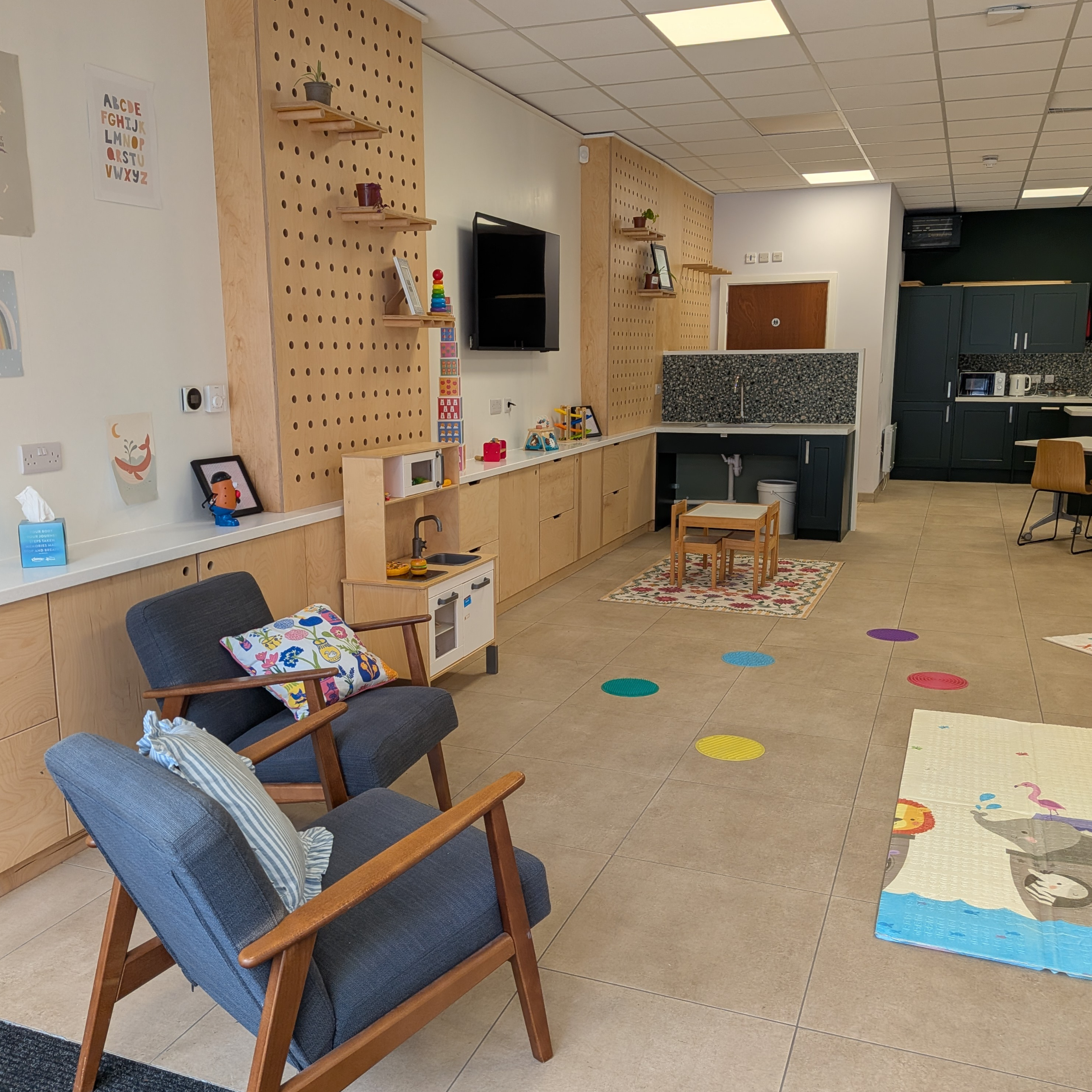 Child-friendly therapy and clinic space at Keynsham Therapy Centre