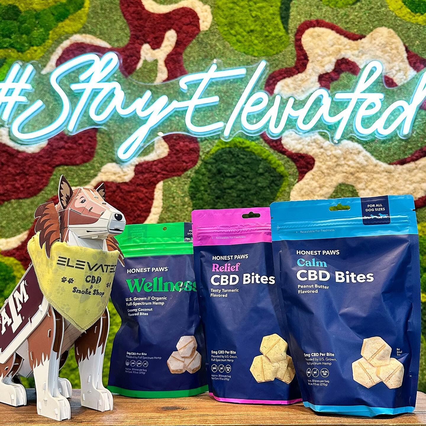 Your local vendor of @honestpaws wellness pet products! 🐶🐱

Stop by ELEVATED and ask our knowledgeable staff about all things pet related! 

#StayElevated #Aggieland #CollegeStation #Aggie #CStat #TexasAM #Aggies #CollegeStationTX #BCS #TAMU #Texas