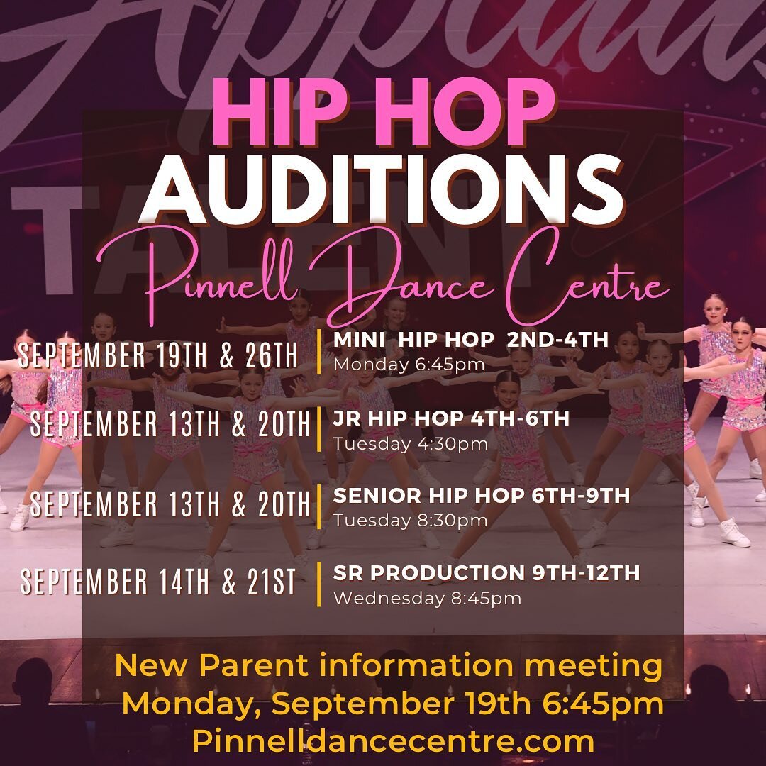 Join us for our 2022-2023 season! Your dancer will enjoy additional performance opportunities, competitions &amp; PDC&rsquo;s big &amp; little program. Above all they will have a great time! 

Email us for more information katie@pinnelldancecentre.co