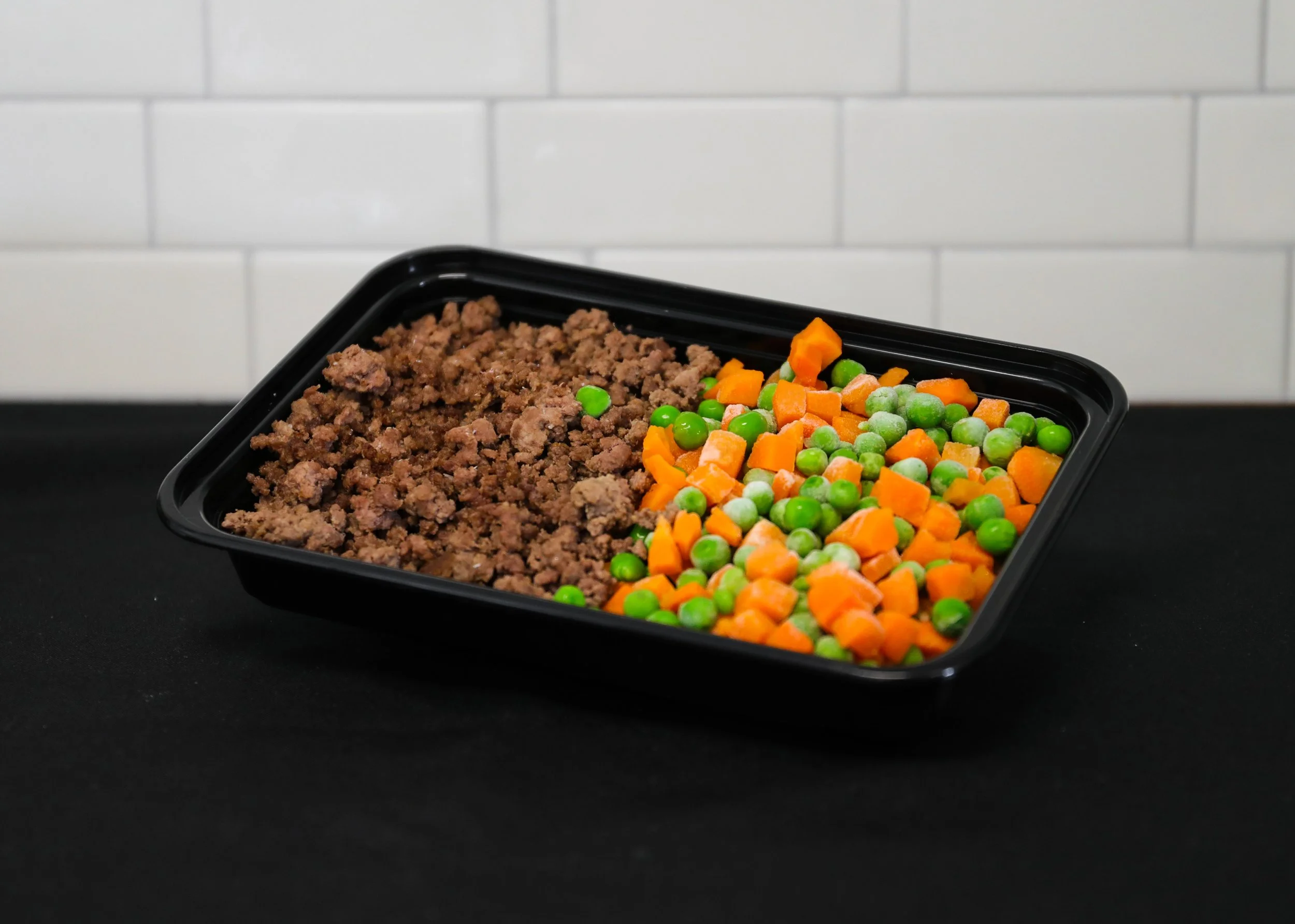 Ground Beef, Peas, Carrots, and Rice