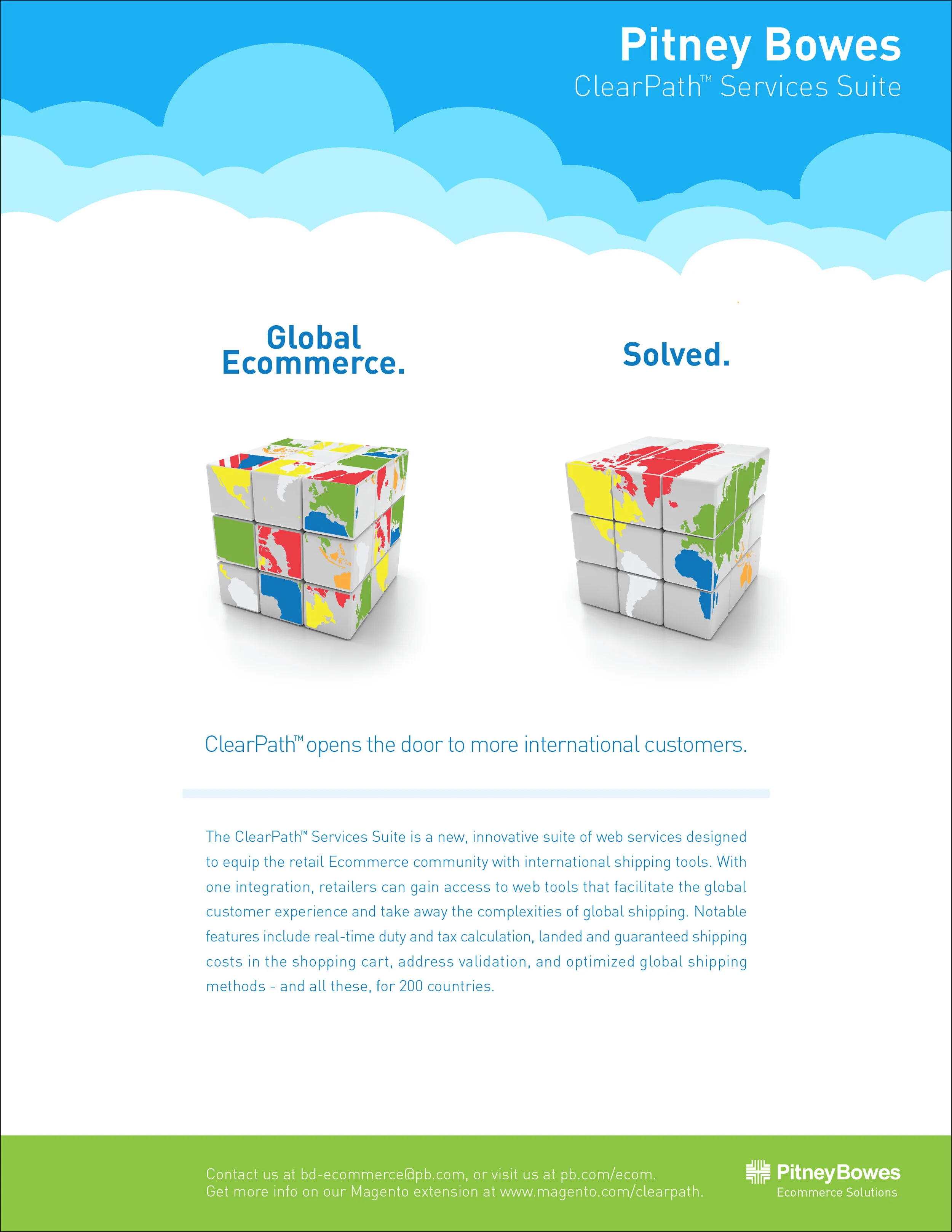 Developed creative branding concept and designed marketing materials for Fortune 500 company’s e-commerce campaign, including a 4-page 8"x10" glossy brochure, 4 one-page glossy inserts, a banner ad, trade show mural, and platform partner integration 