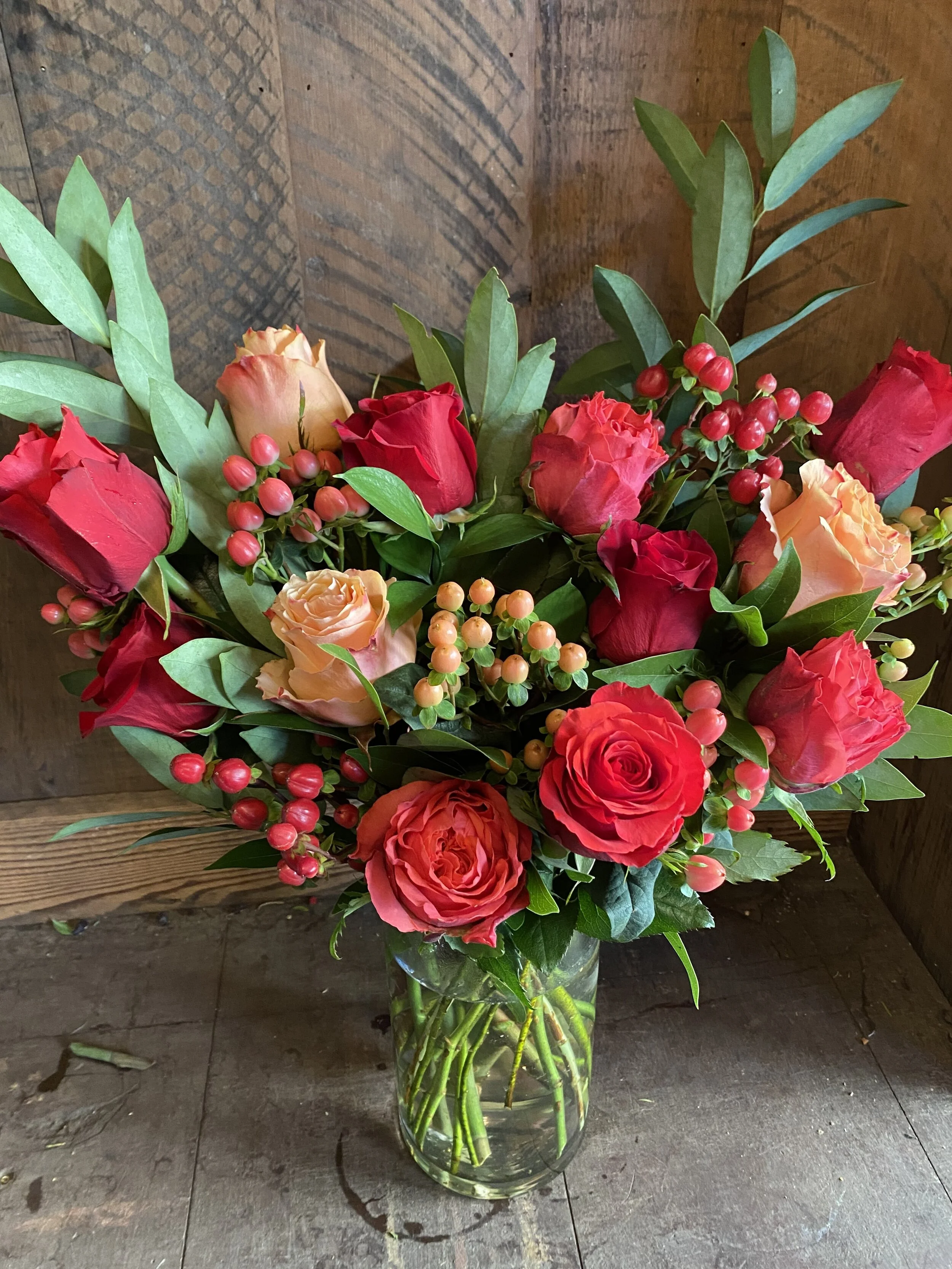 Bell & Trunk Valentines Day flower arrangement delivery.jpg