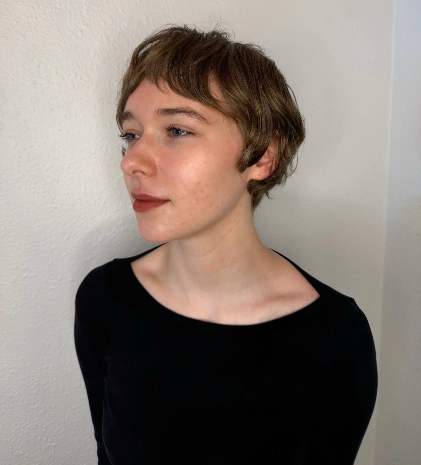 It always means so much to me when y&rsquo;all&rsquo;s first appointment is the ultimate trust fall and you let me cut all your hair off. This was Emma&rsquo;s first time getting her hair cut this short and I love how even though tit was a huge trans