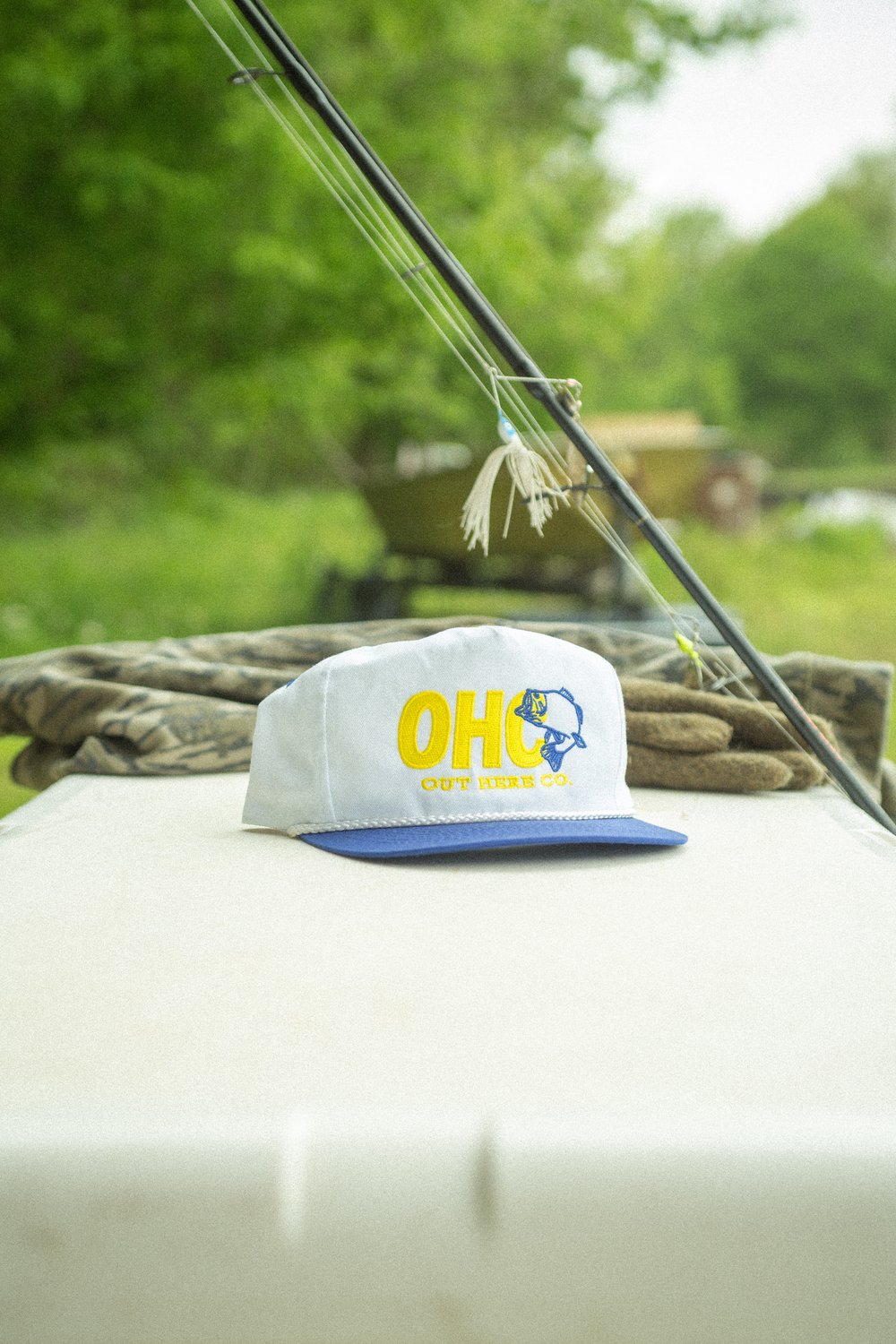 OHC Bass Hat Blue/White — Out Here Co.
