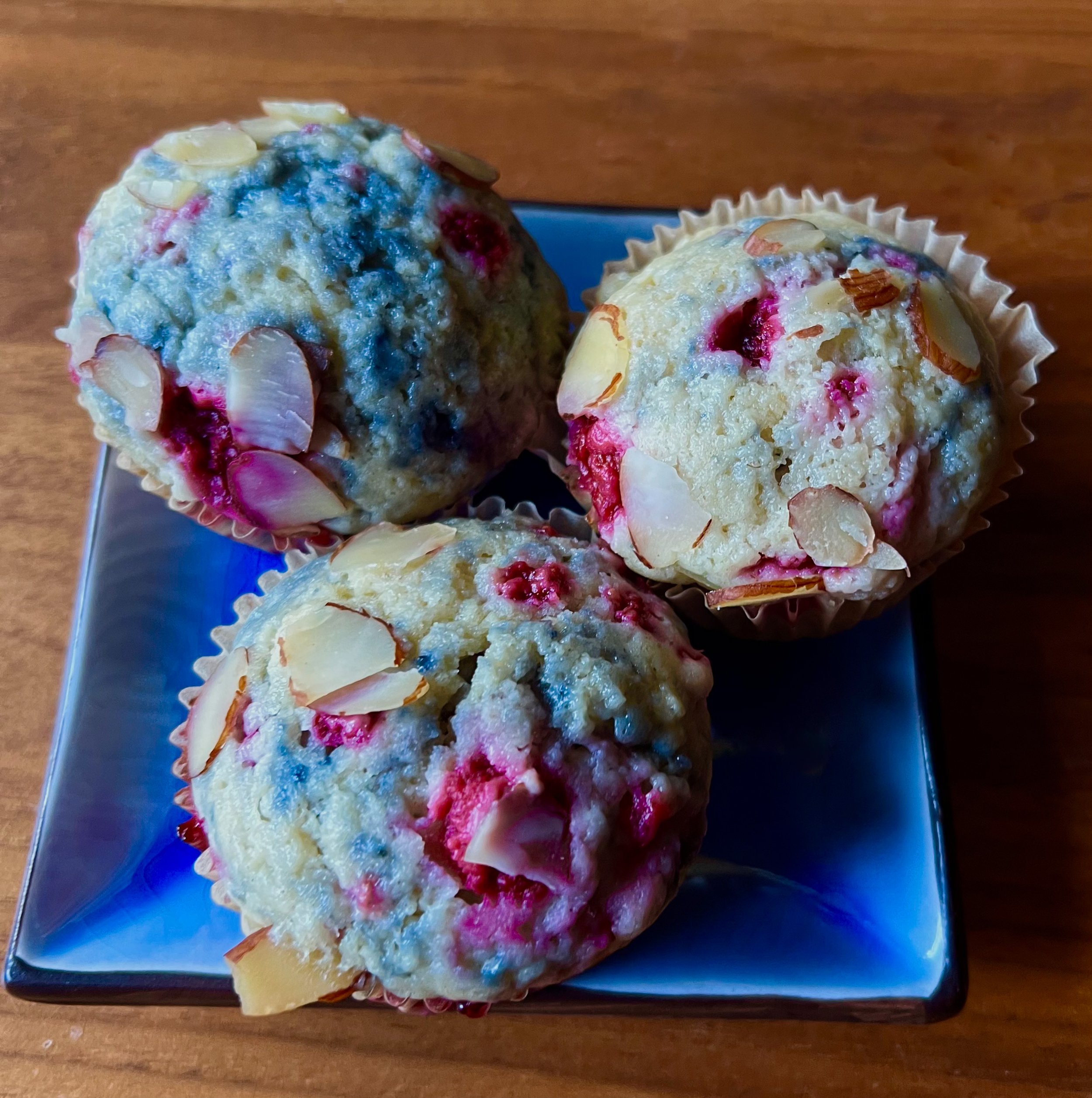 Raspberry Almond Muffins 