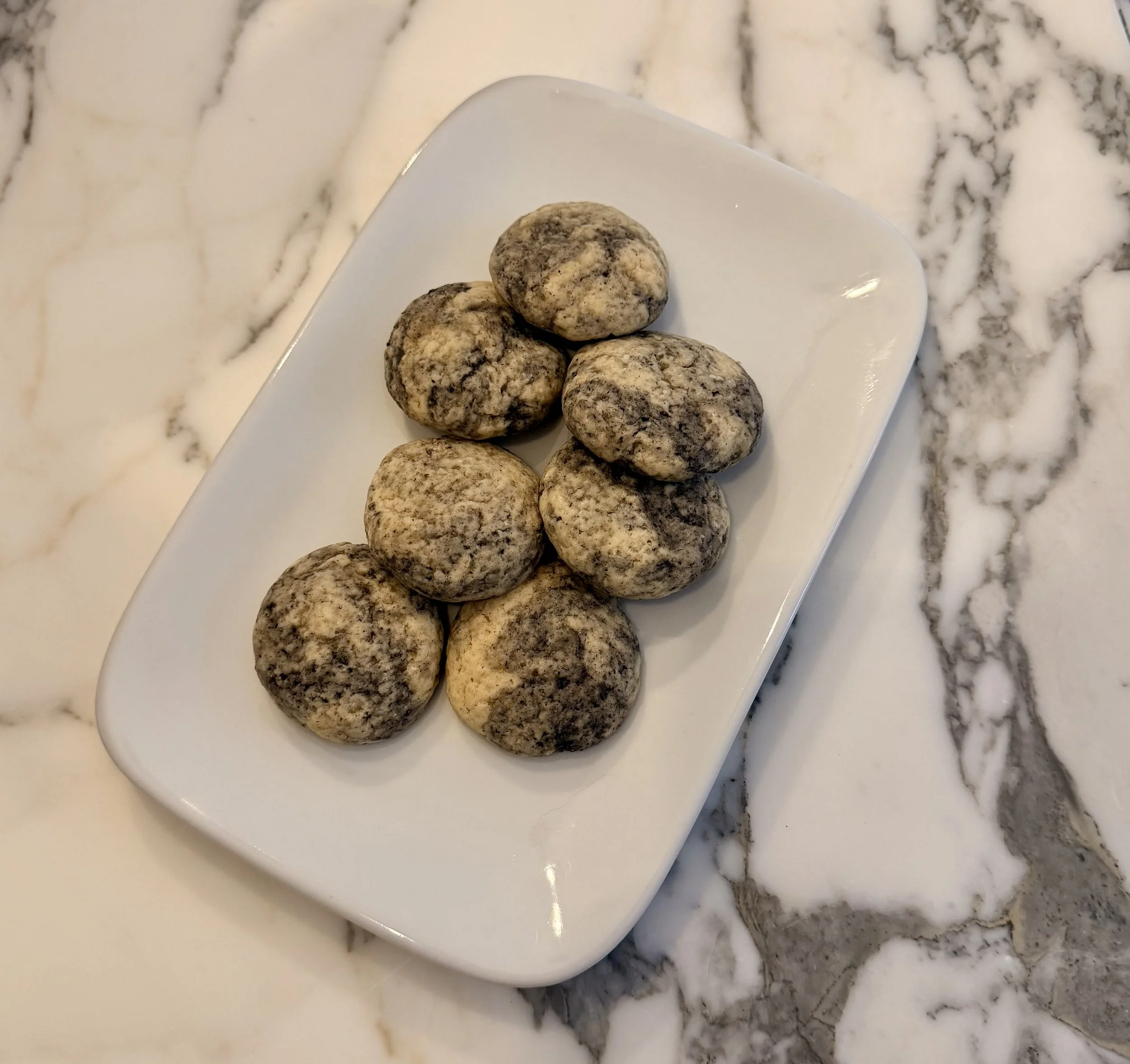 White Miso &amp; Black Sesame Cookies
