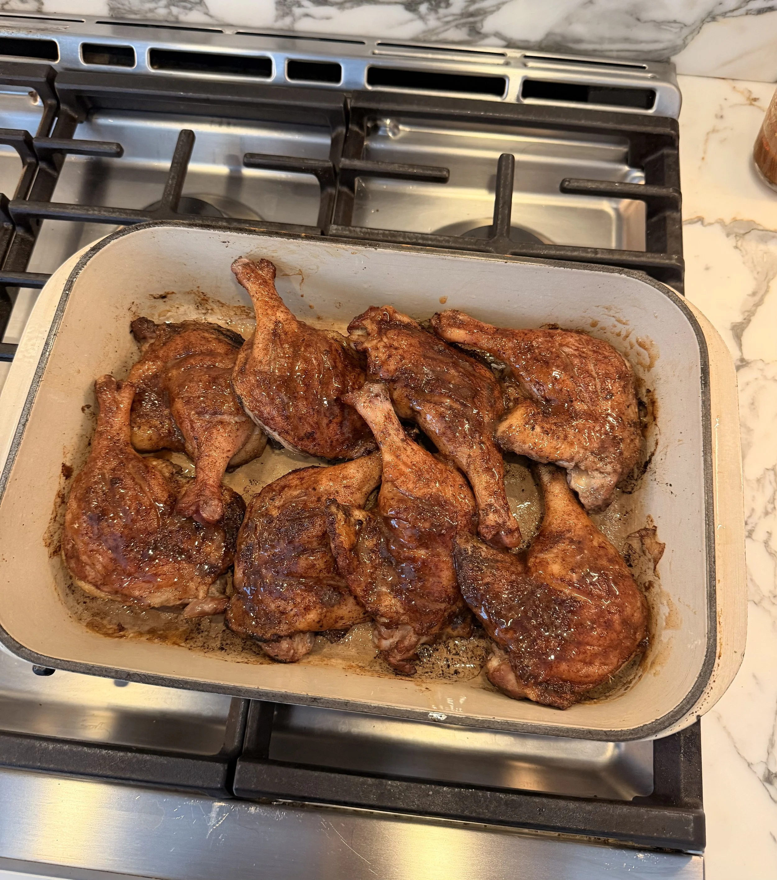 Honey &amp; Five Spice Duck Legs
