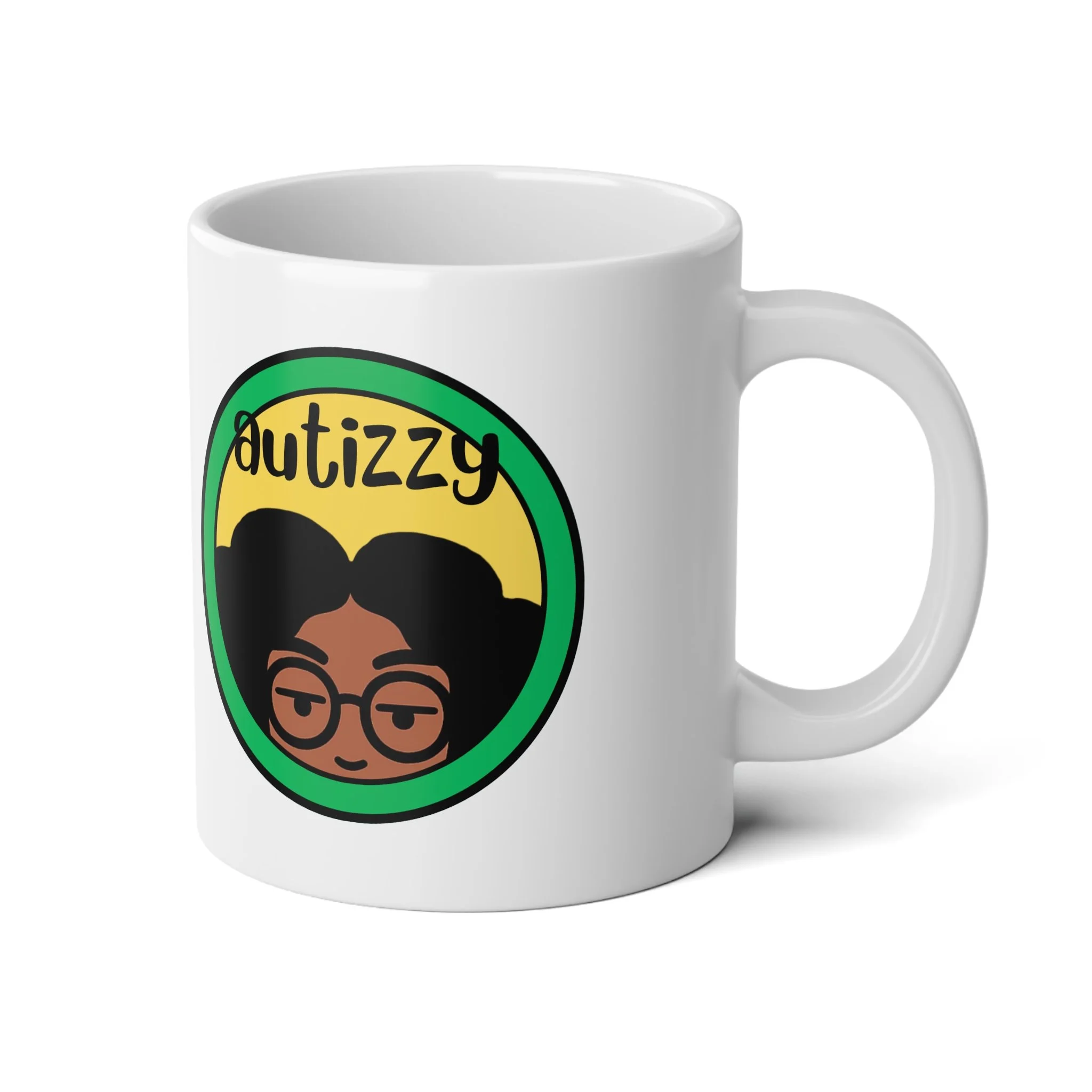 Autizzy Jumbo Mug, 20oz