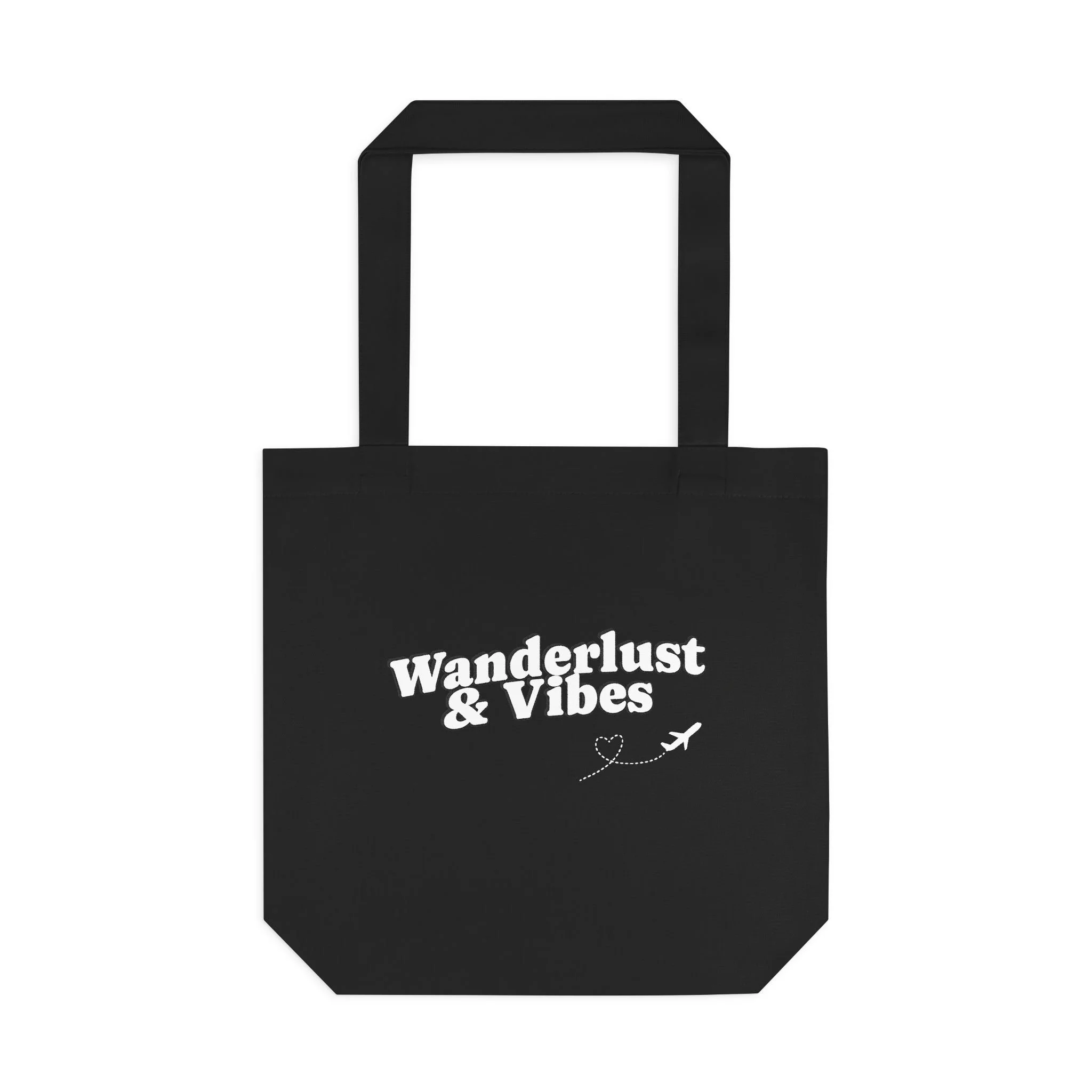 Wanderlust & Vibes Cotton Tote Bag
