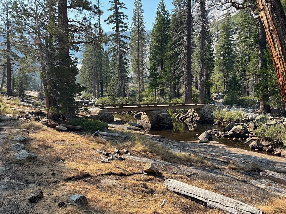Bridge below the switchbacks