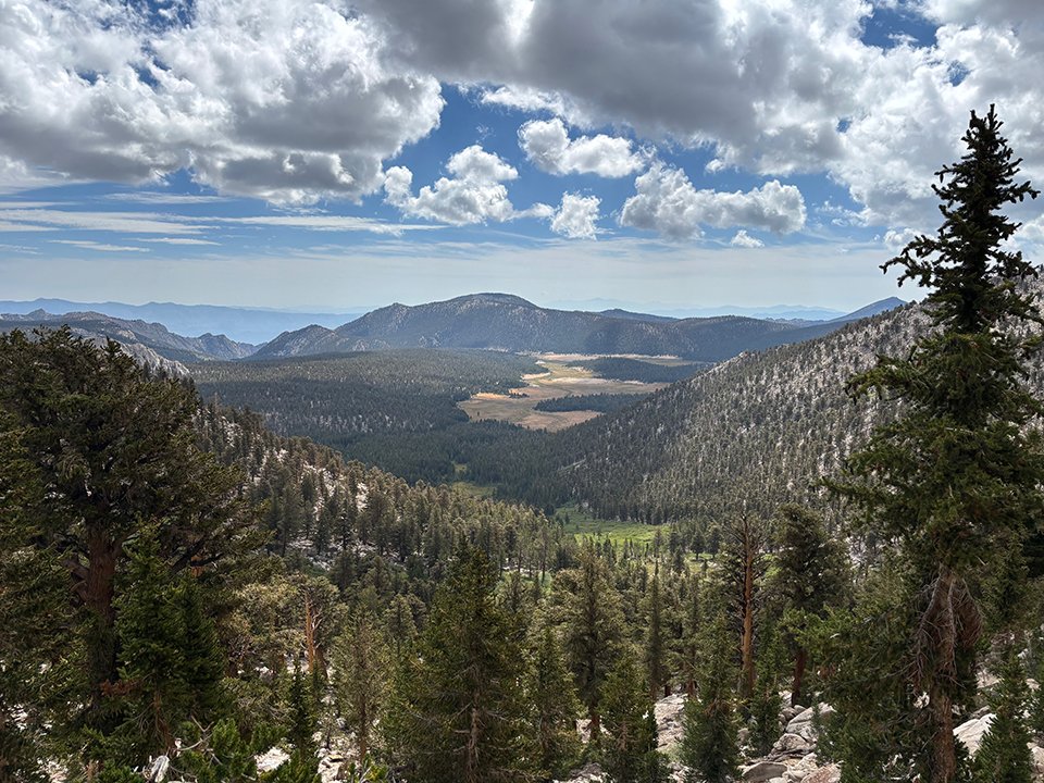 Horseshoe Meadow from Cottonwood Pass (looking east)