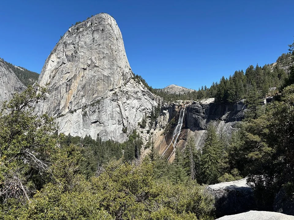 Nevada Fall and Liberty Cap